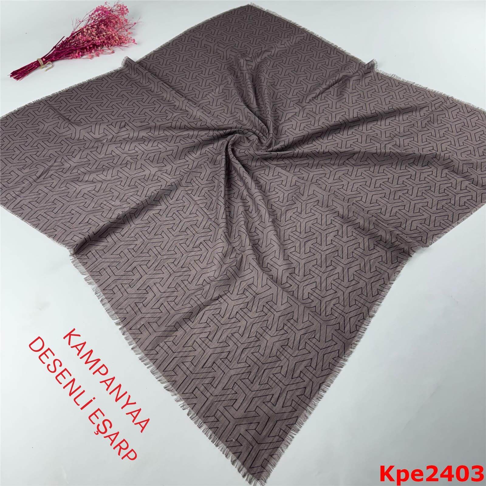 ZK-019 Kampanya Desenli Eşarp
