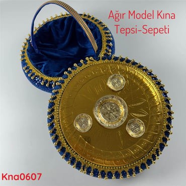 ZV-095 Ağır Model Kına Tepsi&Sepeti