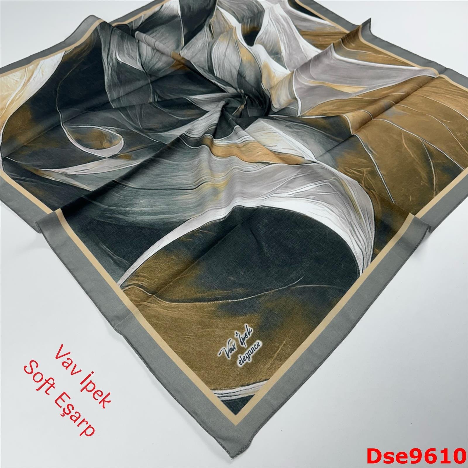 S-088 Vav İpek Soft Eşarp