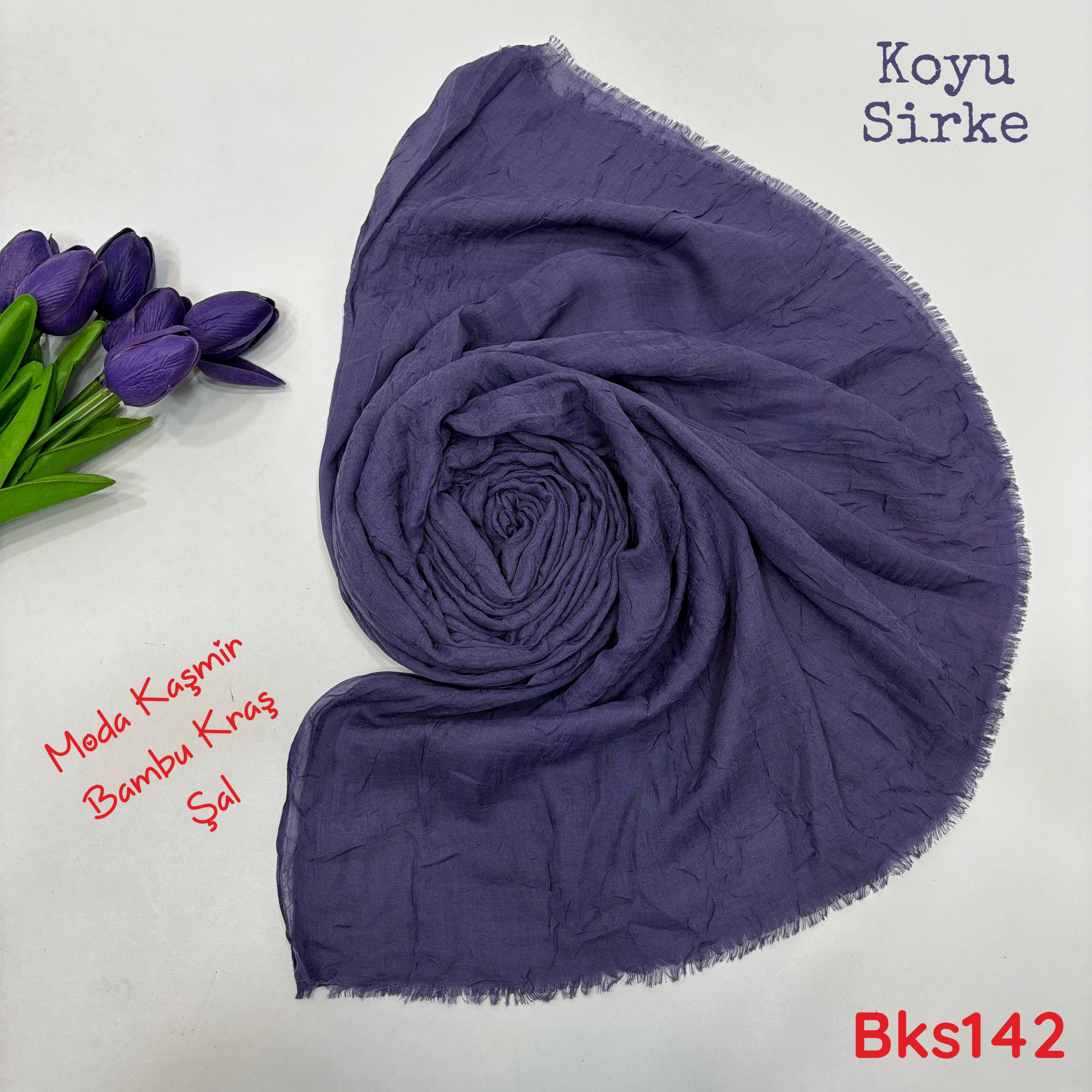 L-076 Moda Kaşmir Bambu Kraş Şal