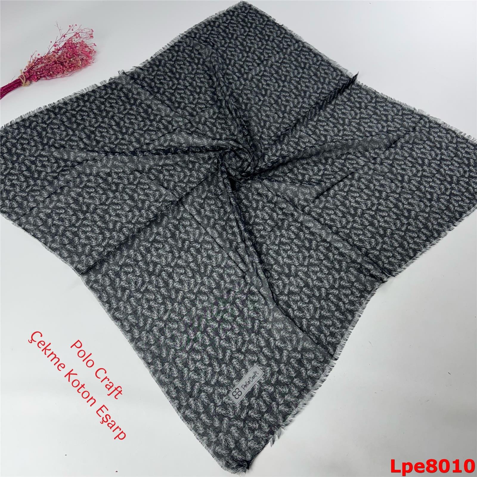 N-081 Polo Craft Çekme Coton Eşarp