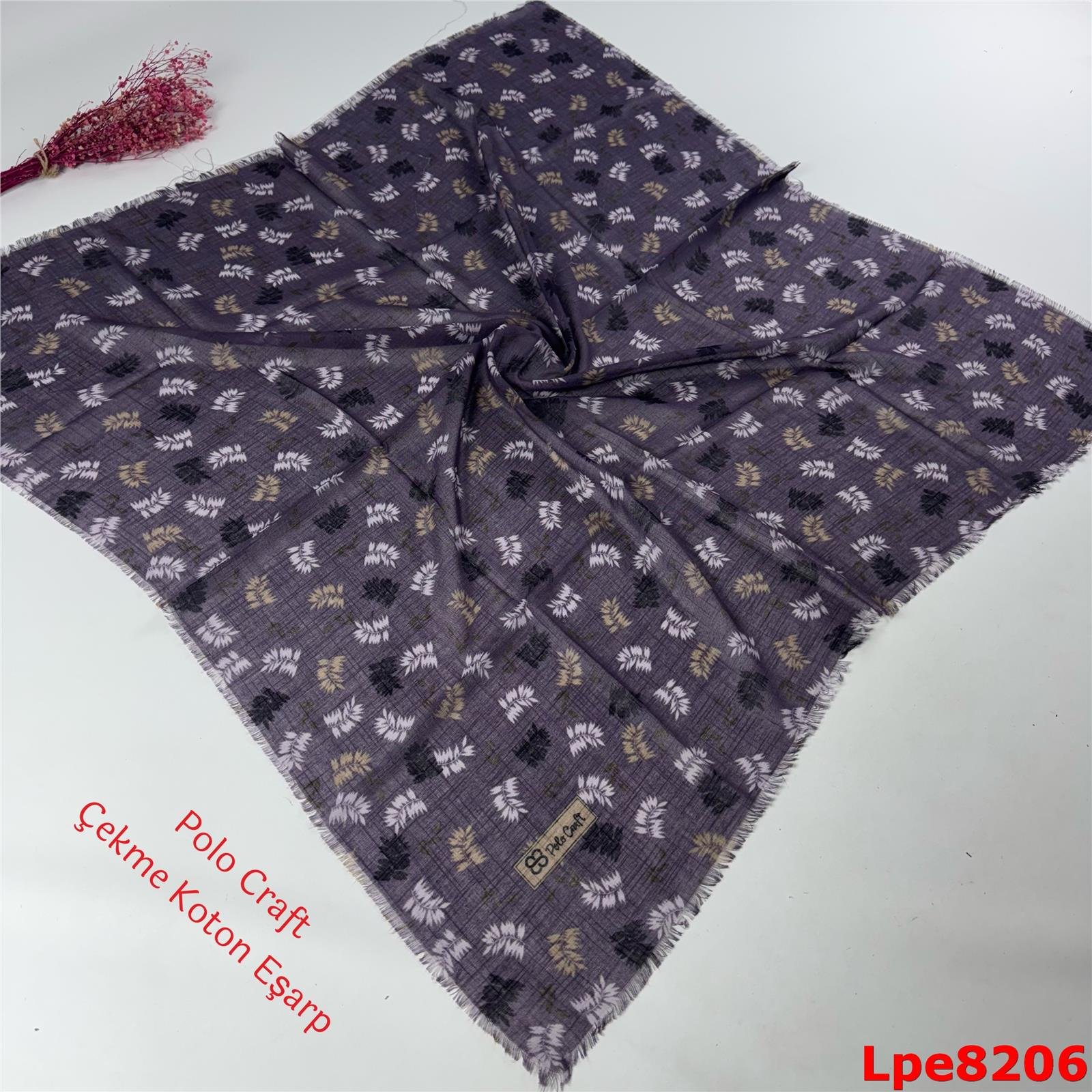 N-100  Polo Craft Çekme Coton Eşarp