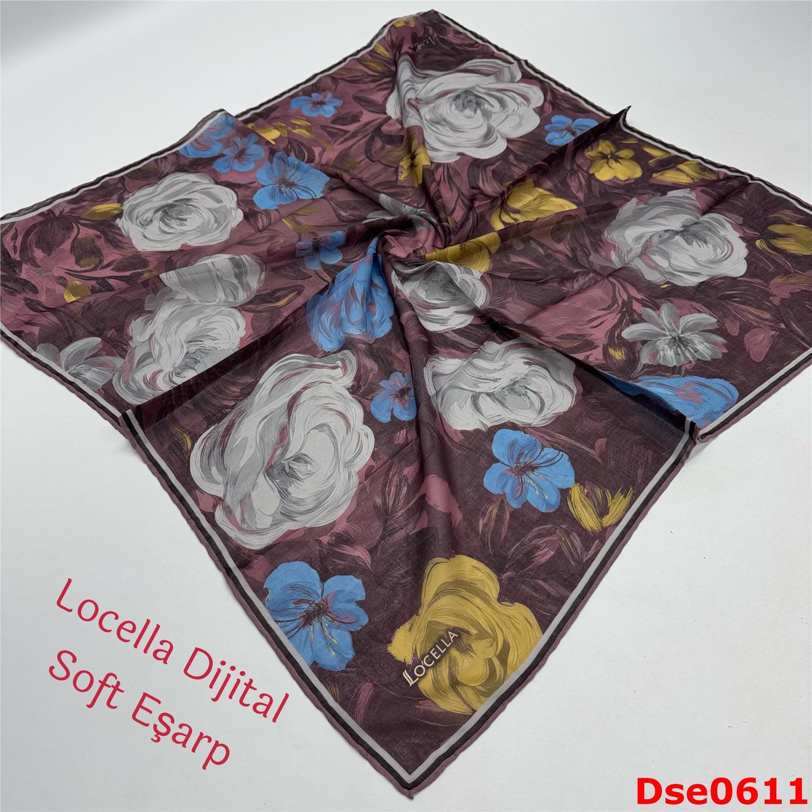 P-140 Locella El Dikişli Soft Eşarp