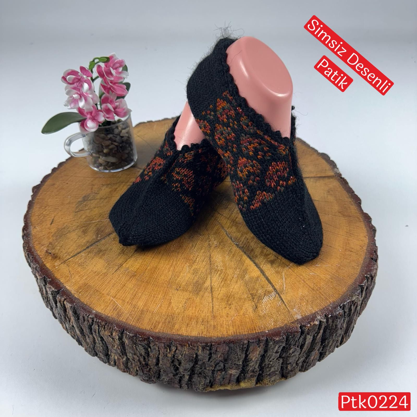 ZG-032  Simli Desenli Patik