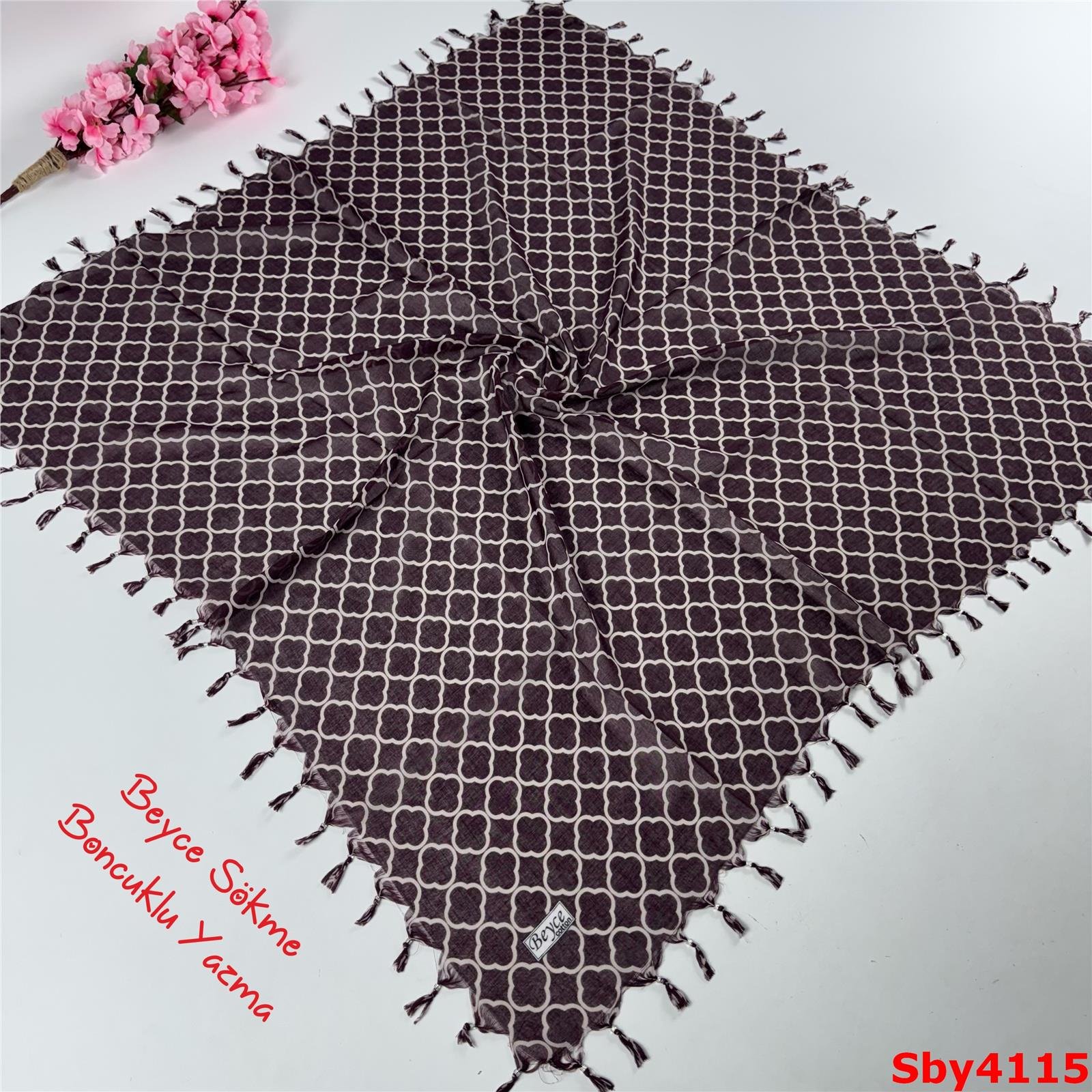 L-123  Beyce Sökme Boncuklu Yazma