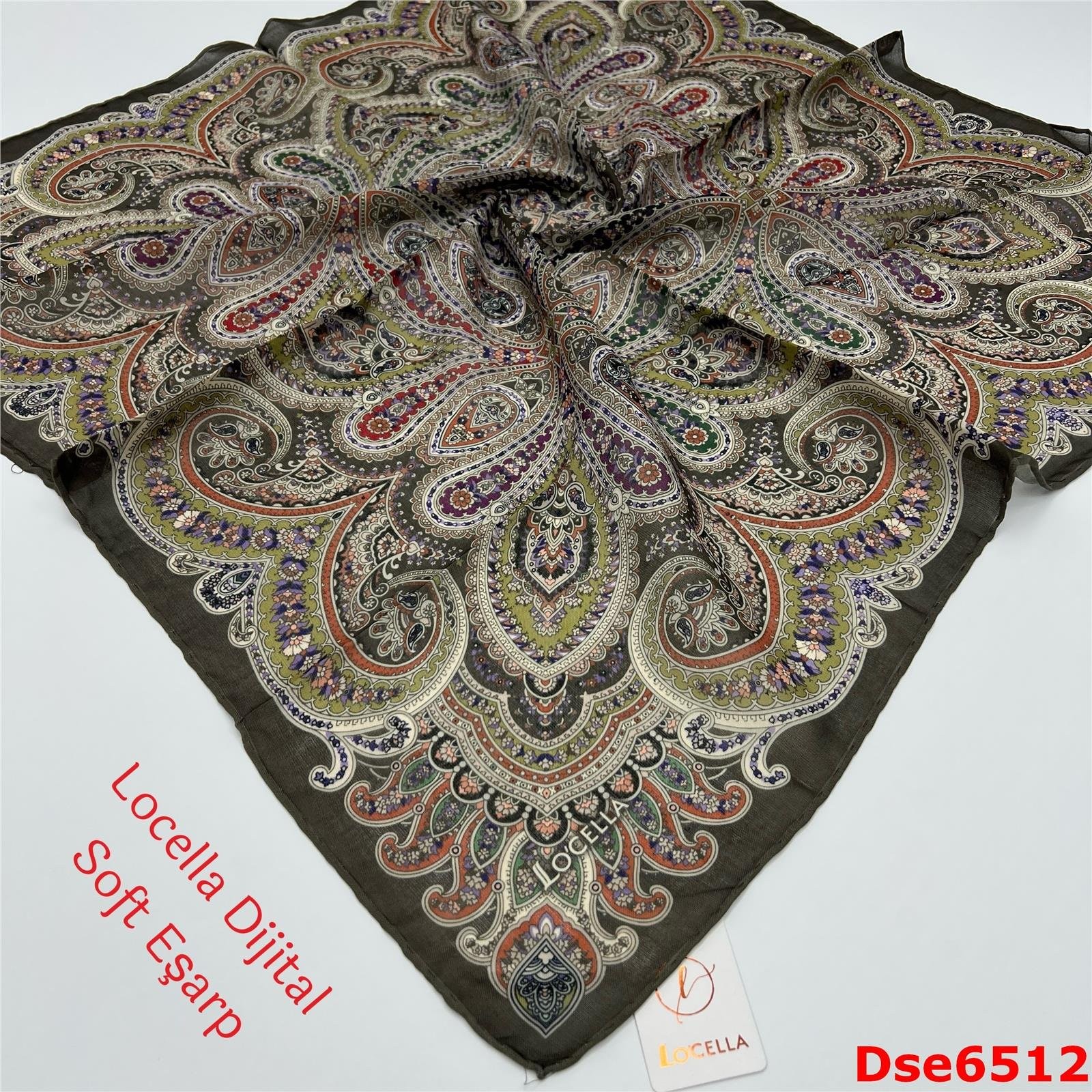 R-080 Locella El Dikişli Soft Eşarp