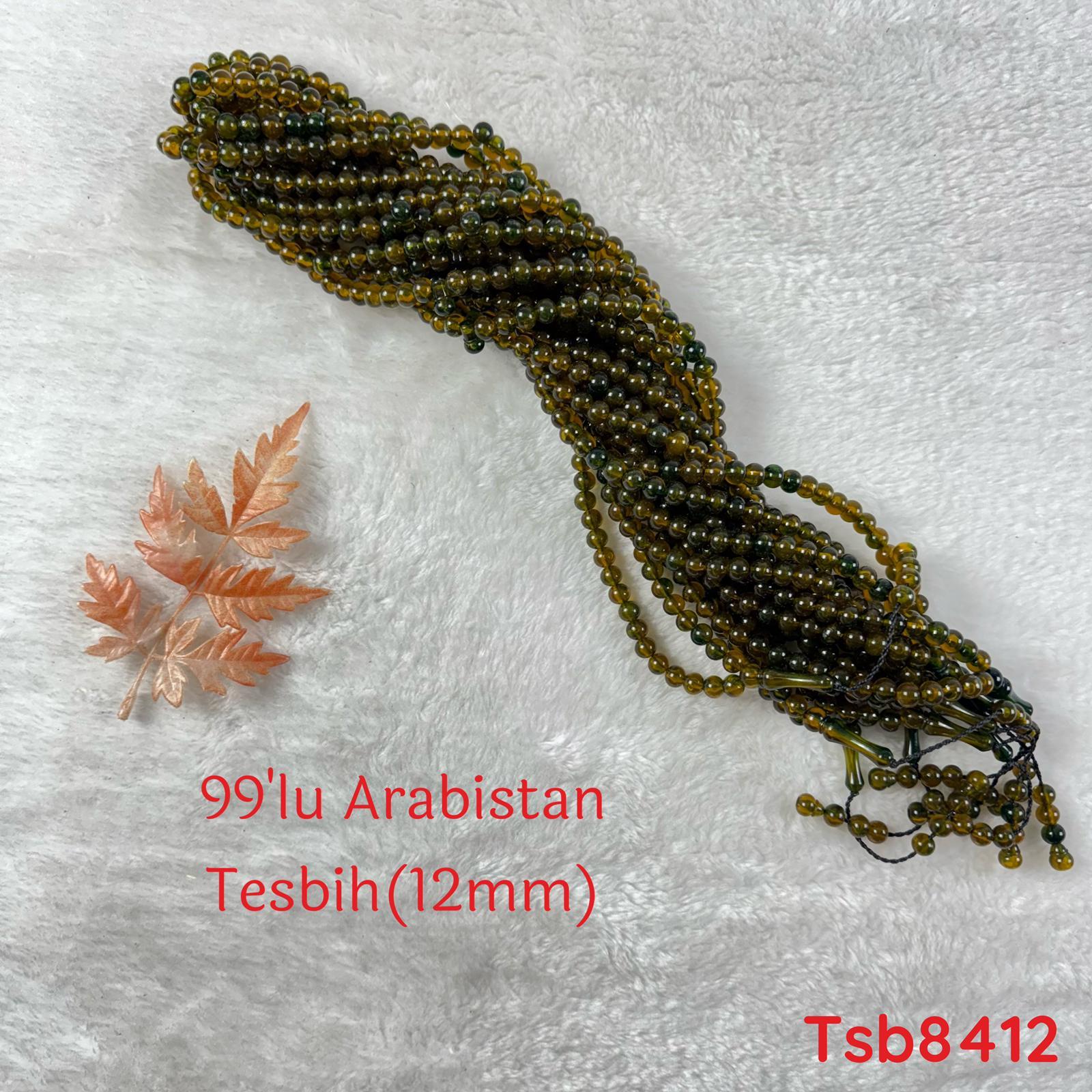 ZZ-153 10'lu Arabistan 99'lu Tesbih (12mm)
