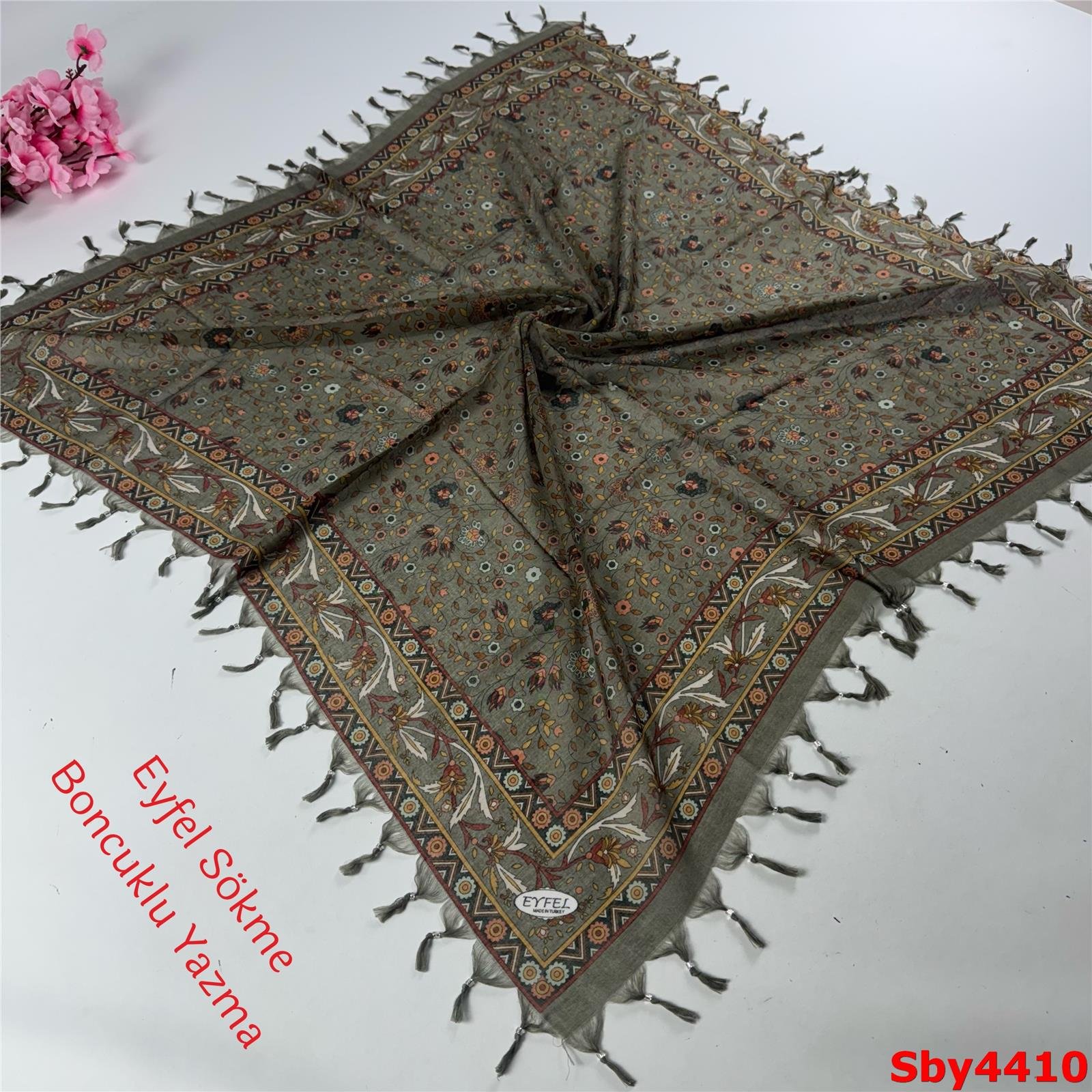 M-093  Eyfel Sökme Boncuklu Yazma