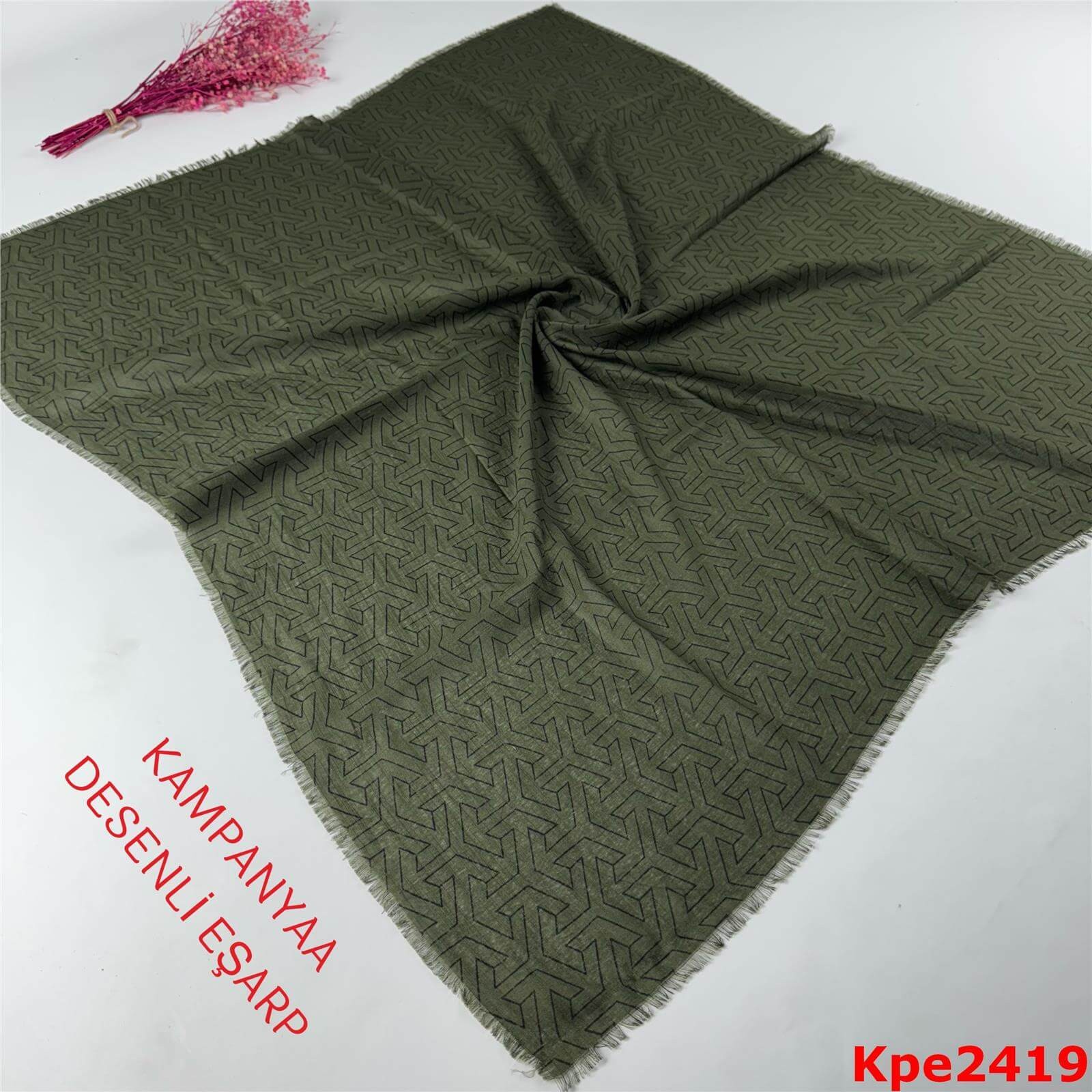 ZK-042 Kampanya Desenli Eşarp