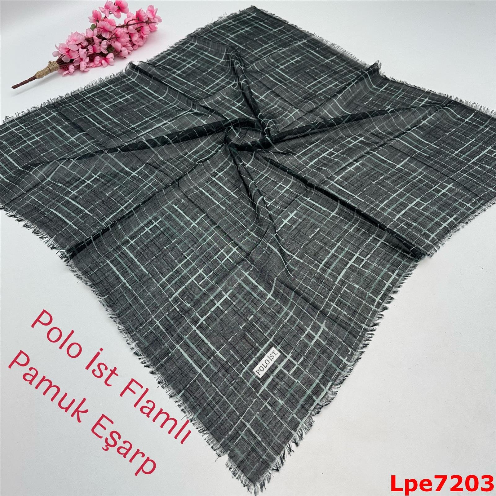 O-006 Polo İst Flamlı Pamuk Eşarp