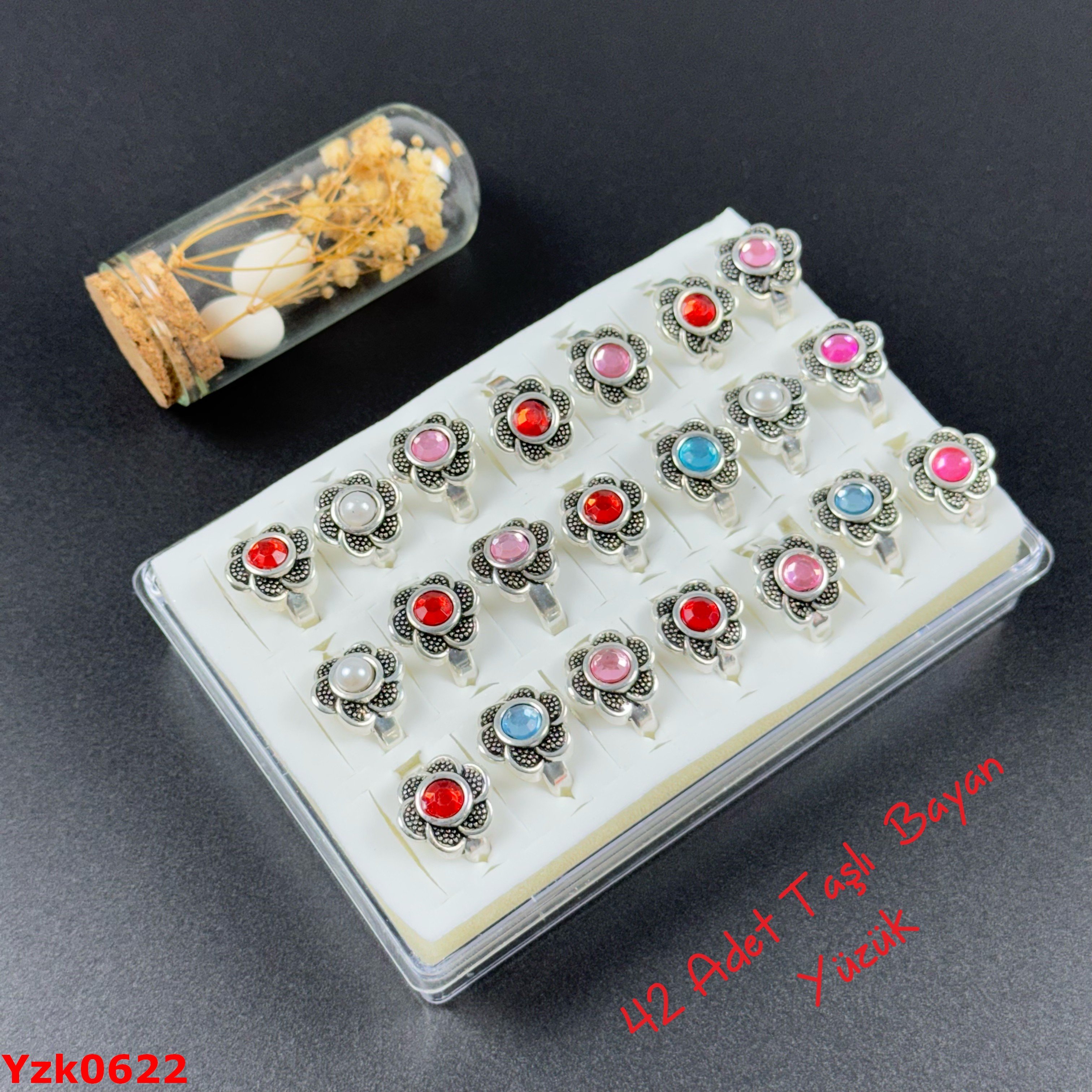 ZN-148 42li Taşlı Bayan Yüzük