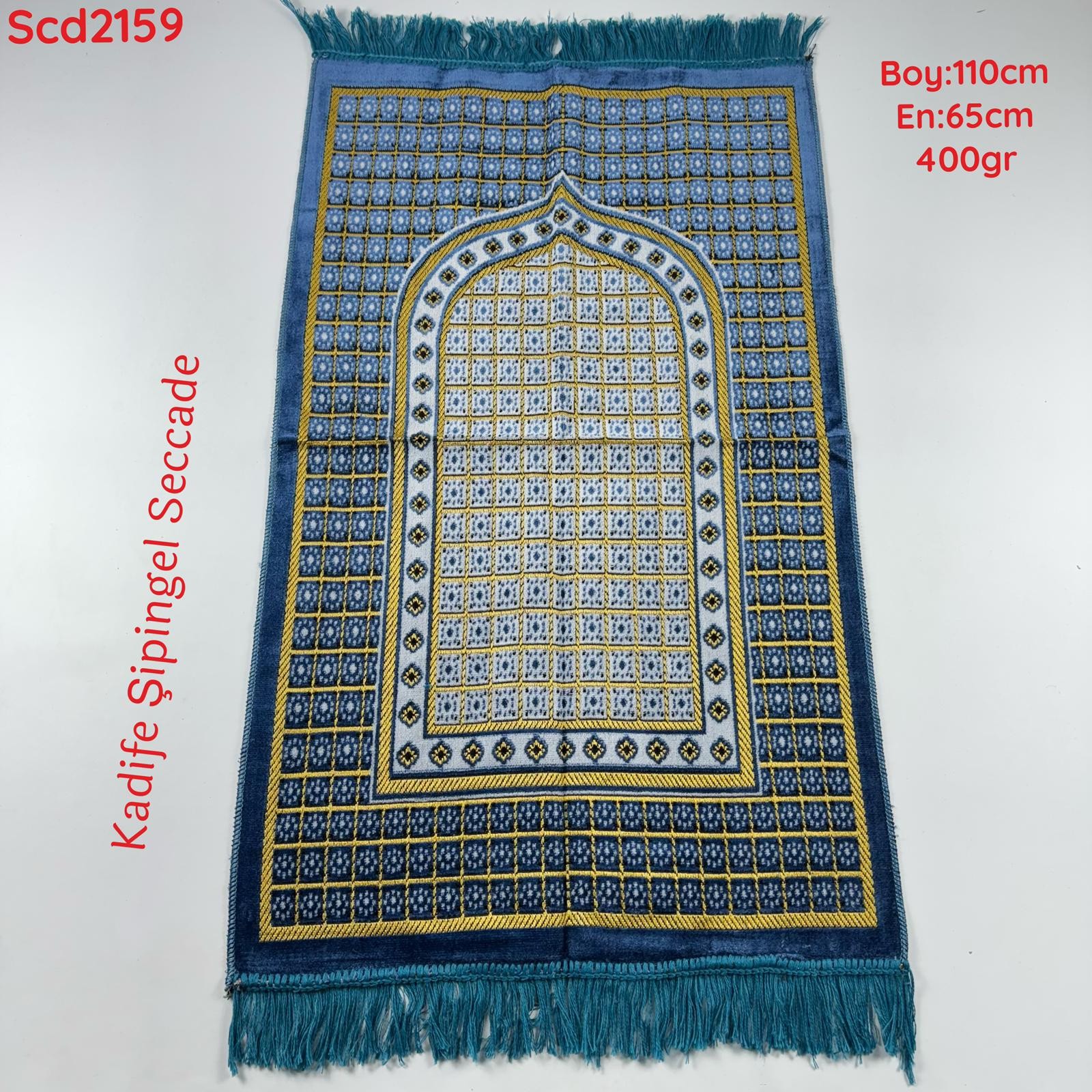 ZV-385 Kadife Şpingel Seccade