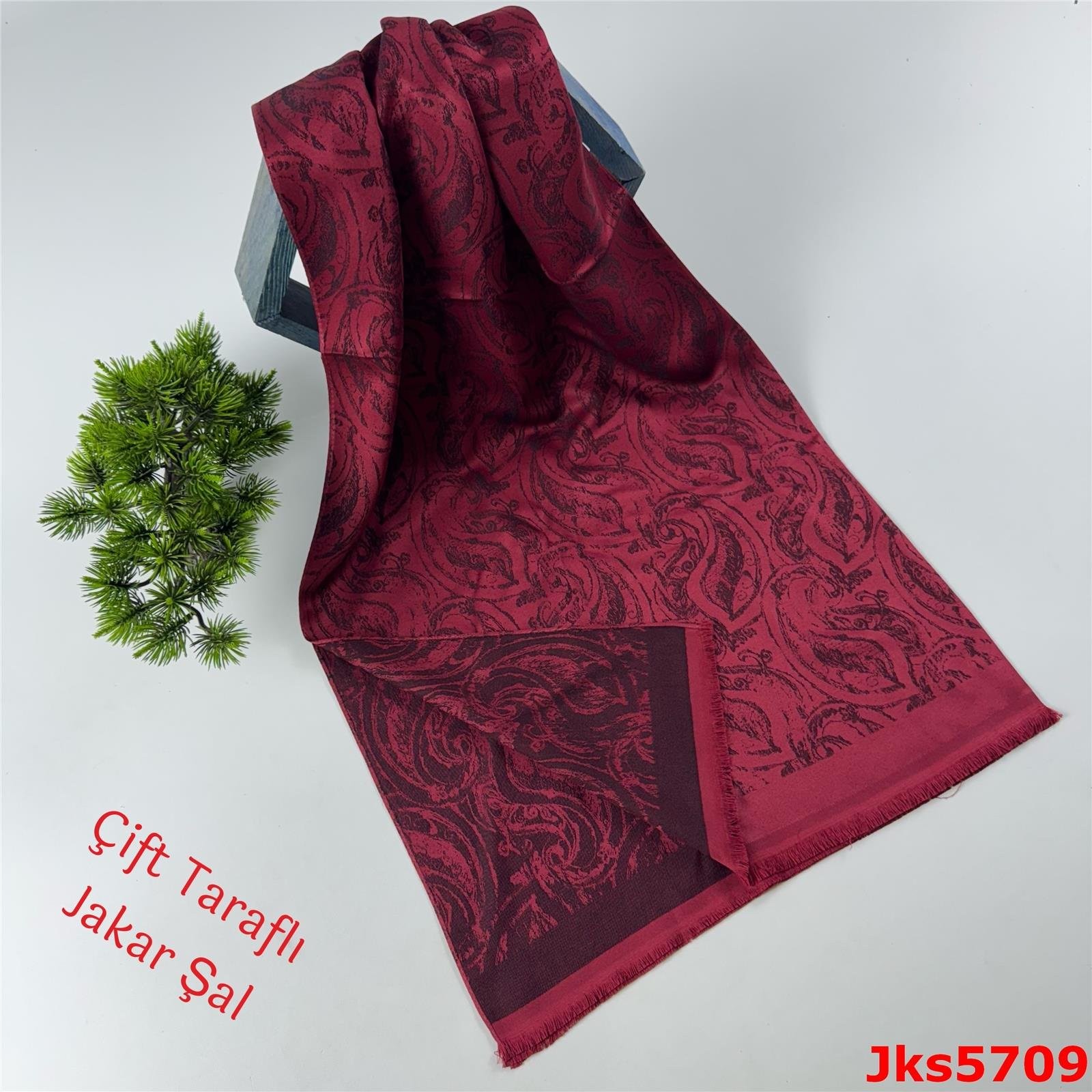 U-069 Çift Taraflı Jakarlı Şal