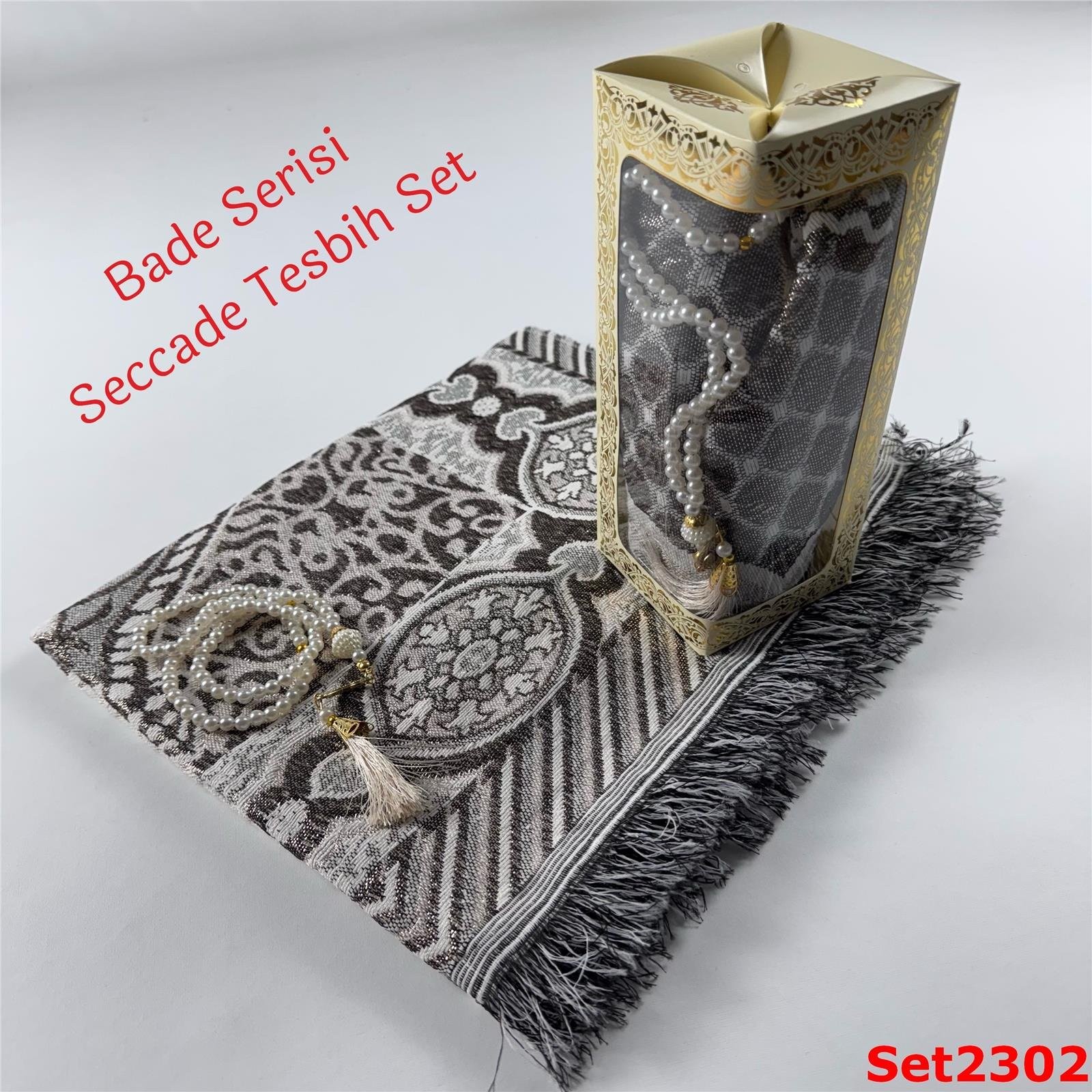ZO-044 Bade Serisi Seccade Tesbih Set