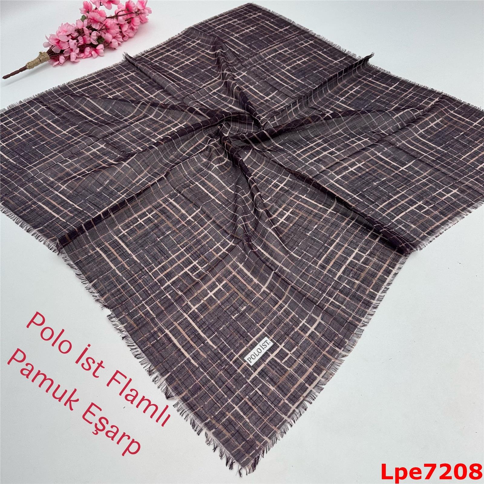 O-038 Polo İst Flamlı Pamuk Eşarp