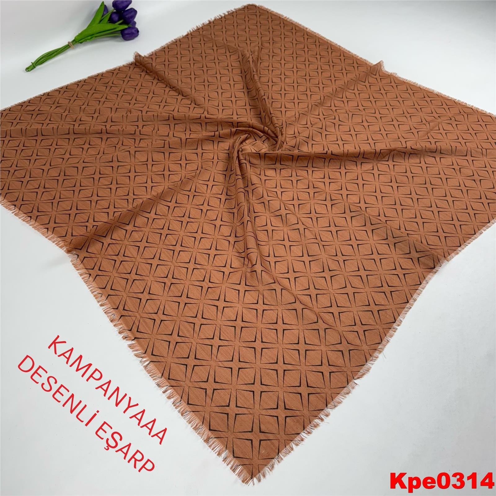 A-0306 Kampanya Desenli Eşarp