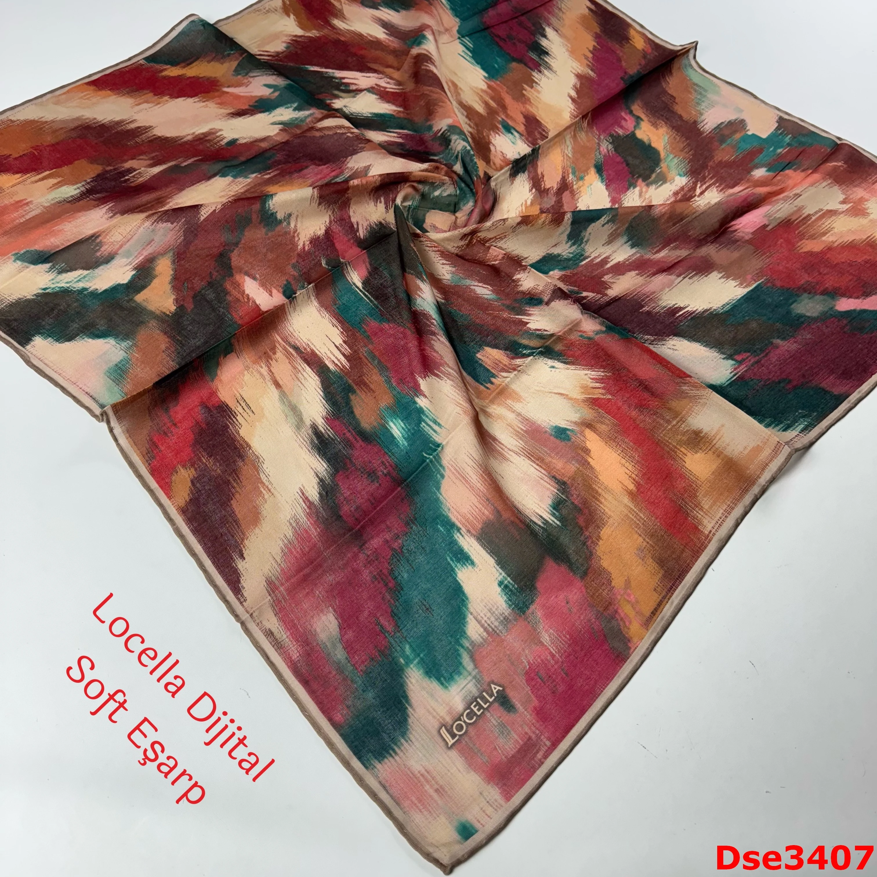 R-022 Locella El Dikişli Soft Eşarp