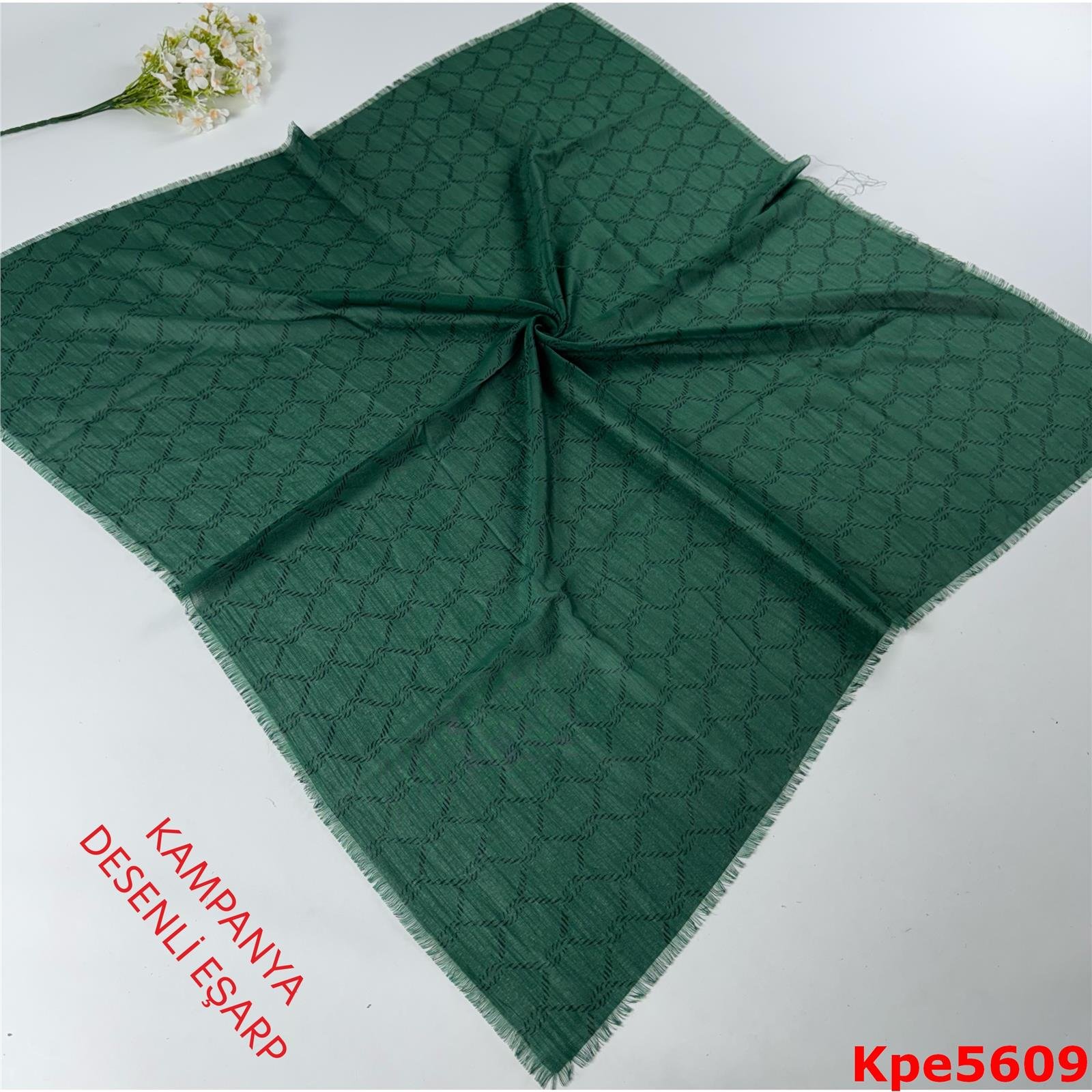 ZK-040 Kampanya Desenli Eşarp