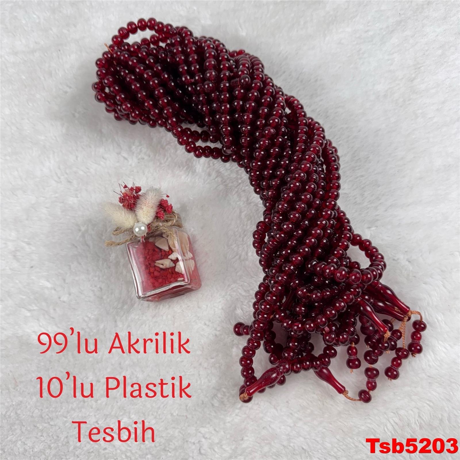 V-179 10'lu Akrilik 99luk Tesbih