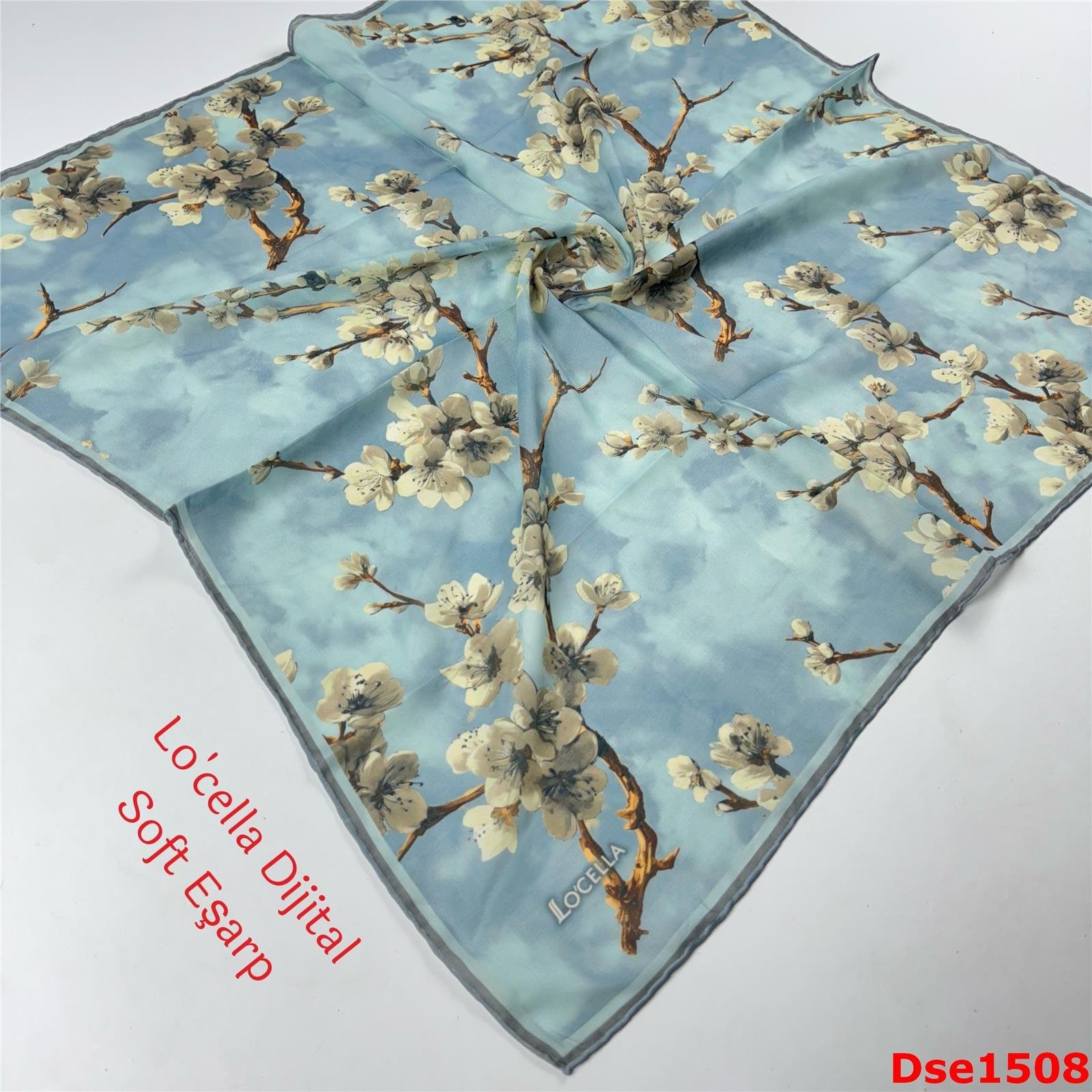 P-134 Locella El Dikişli Soft Eşarp