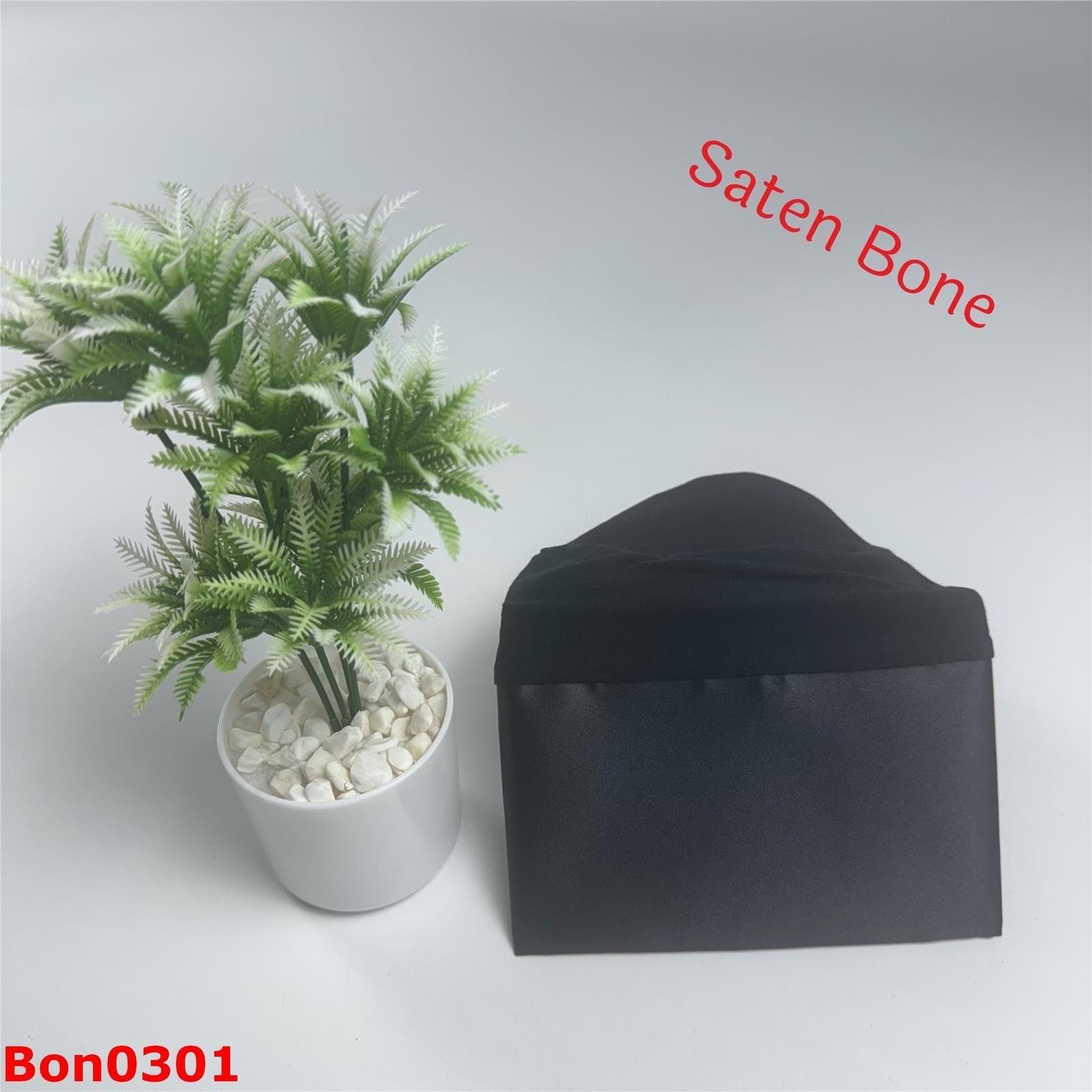 A-895 Bağlamalı Saten Bone