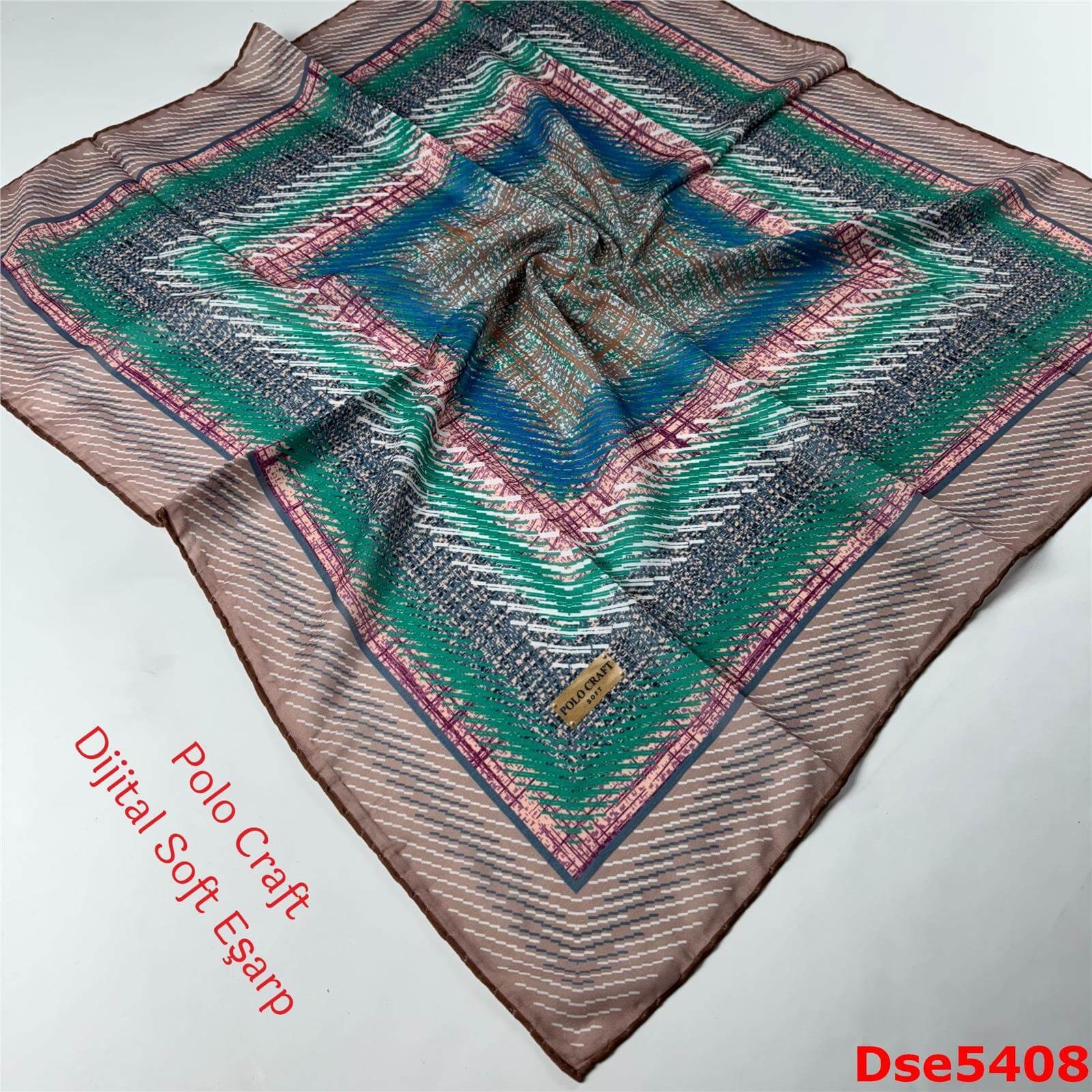 P-123 Polo Craft Dijital Soft Eşarp