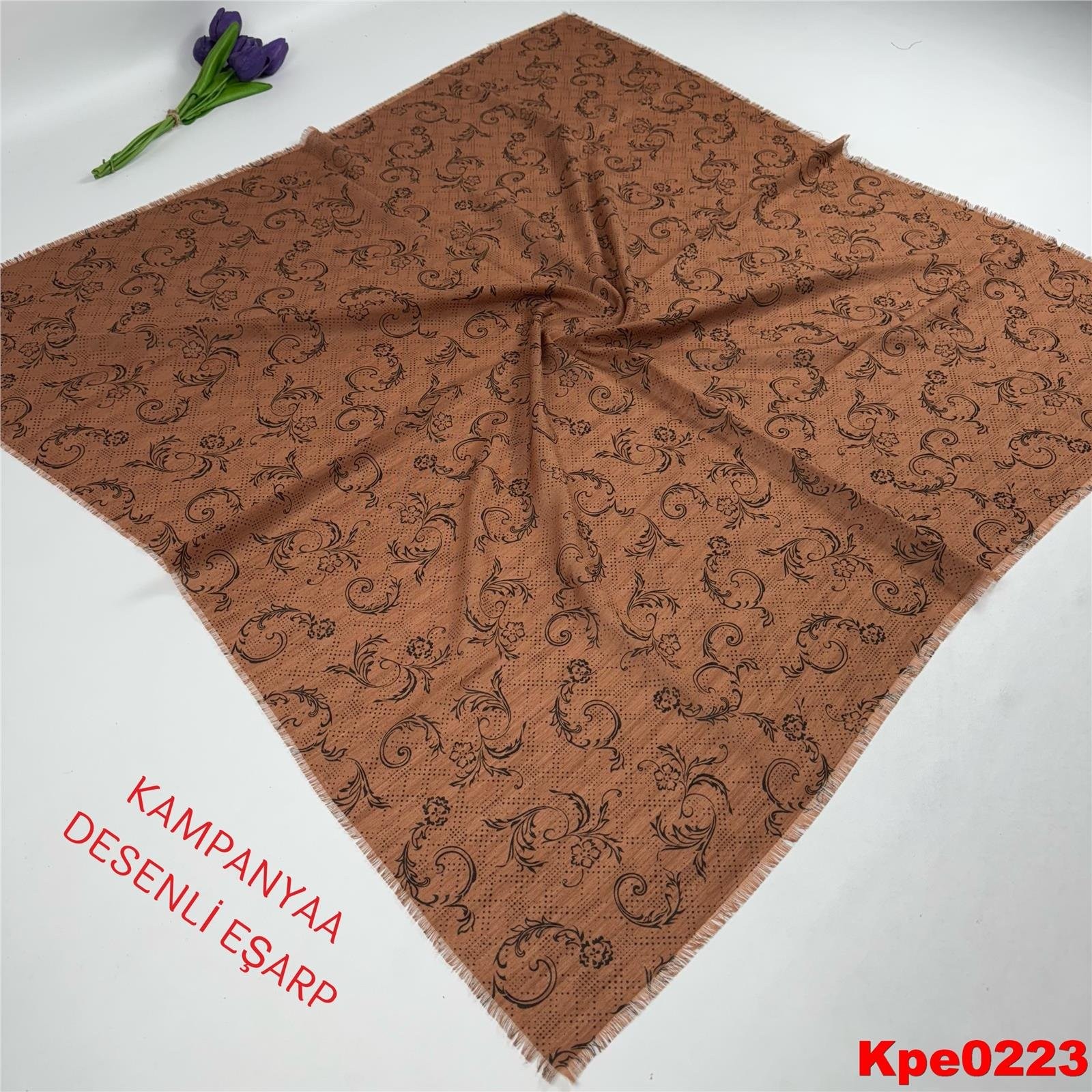 A-0255 Kampanya Desenli Eşarp