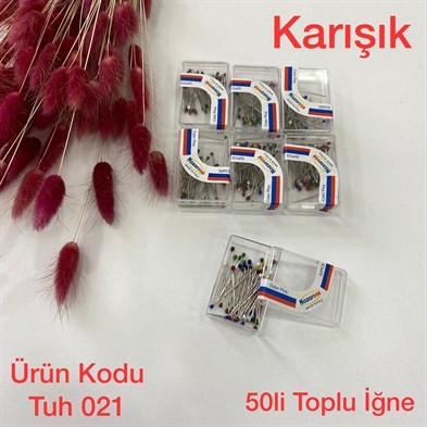 S-013 50'li Toplu İğne (Karışık) 021