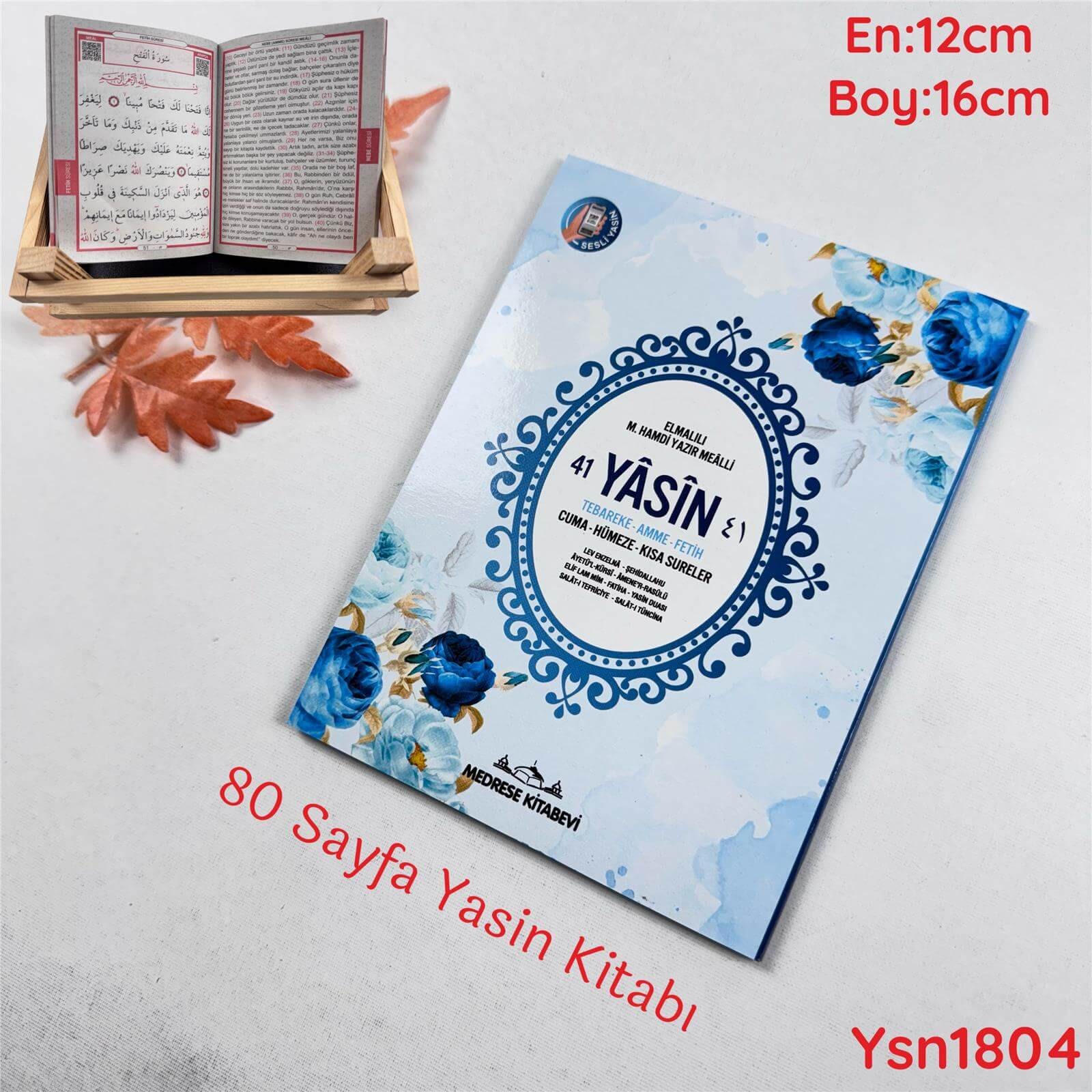 A-1610 80 Sayfa Yasin Kitabı