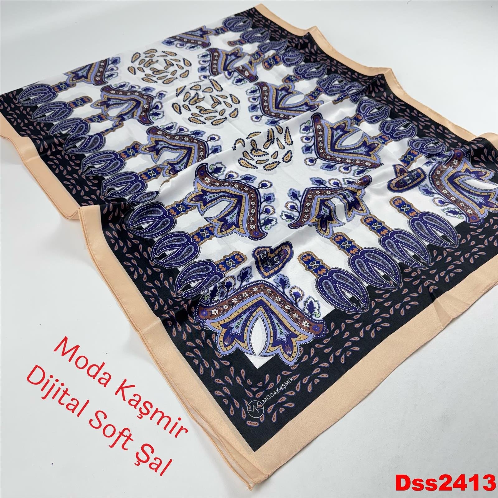 L-268 Moda Kaşmir Dijital Soft Şal