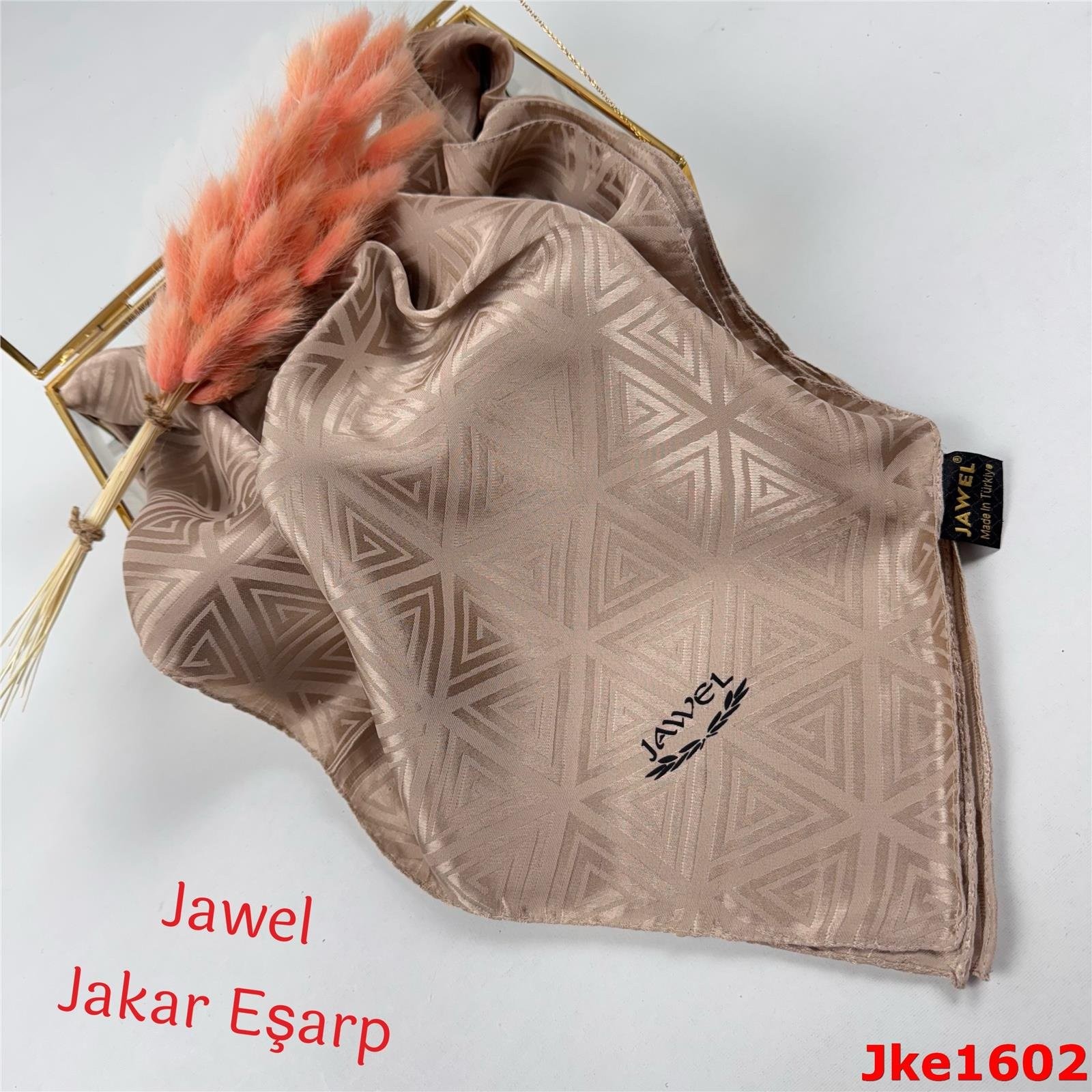 UC-002 Jawel Jakarlı İpeksi Eşarp