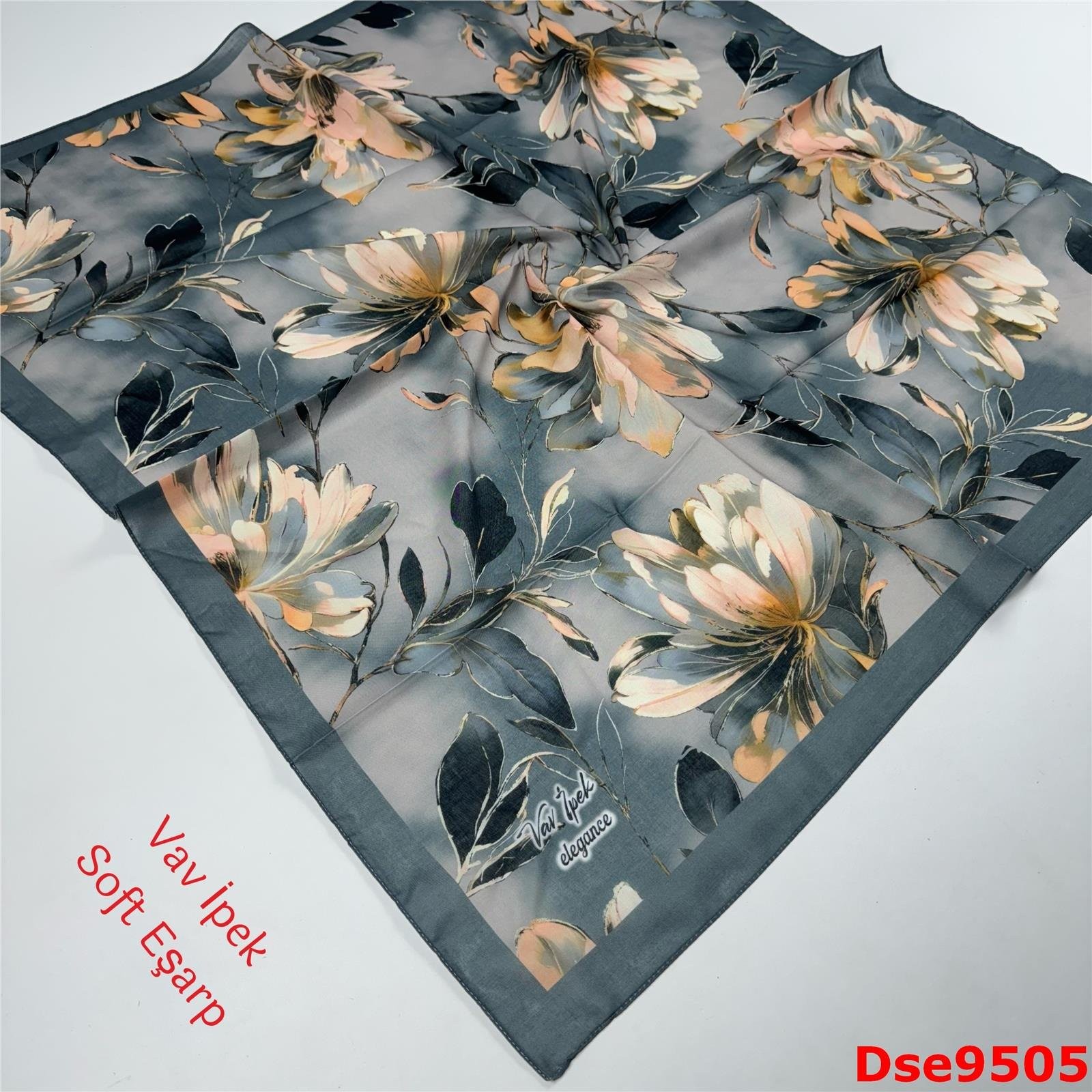 R-097 Vav İpek Soft Eşarp