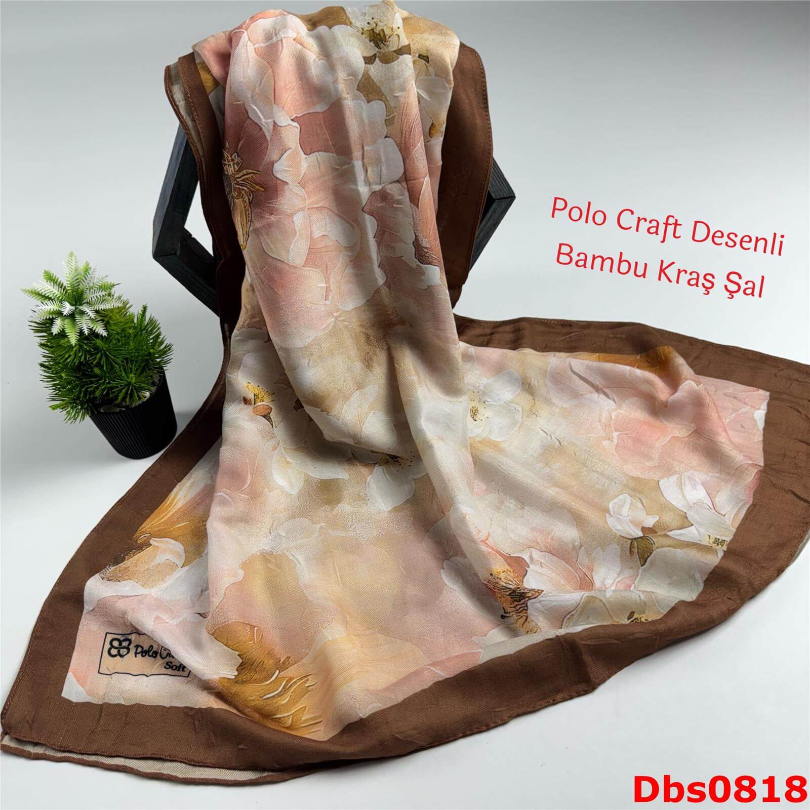 ZC-082 Polo Craft Desenli Bambu Kraş Şal