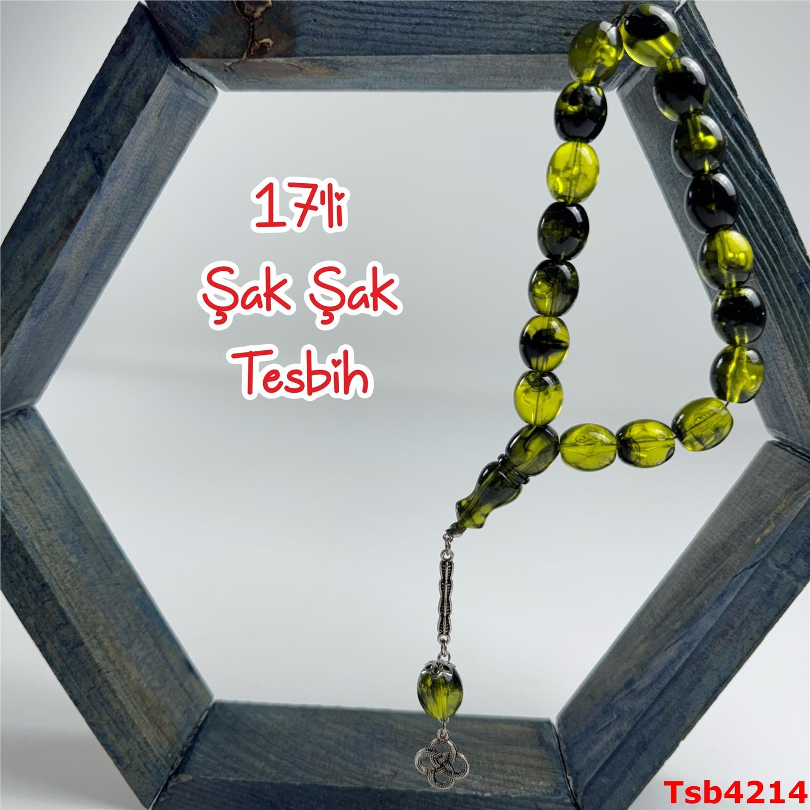 ZZ-251  17'lİ Şak Şak Erkek Tesbih