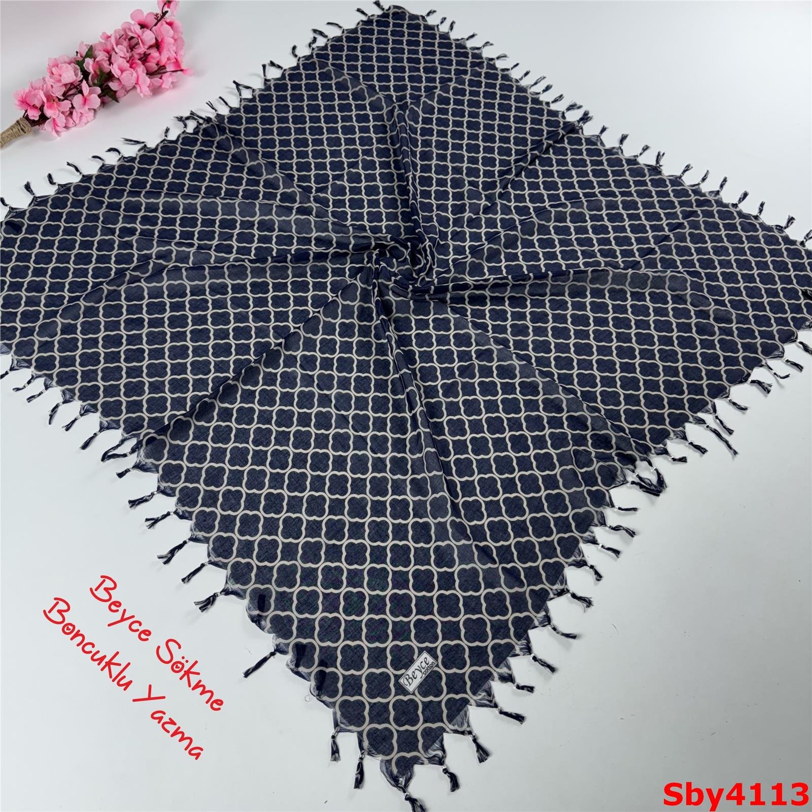 L-120  Beyce Sökme Boncuklu Yazma