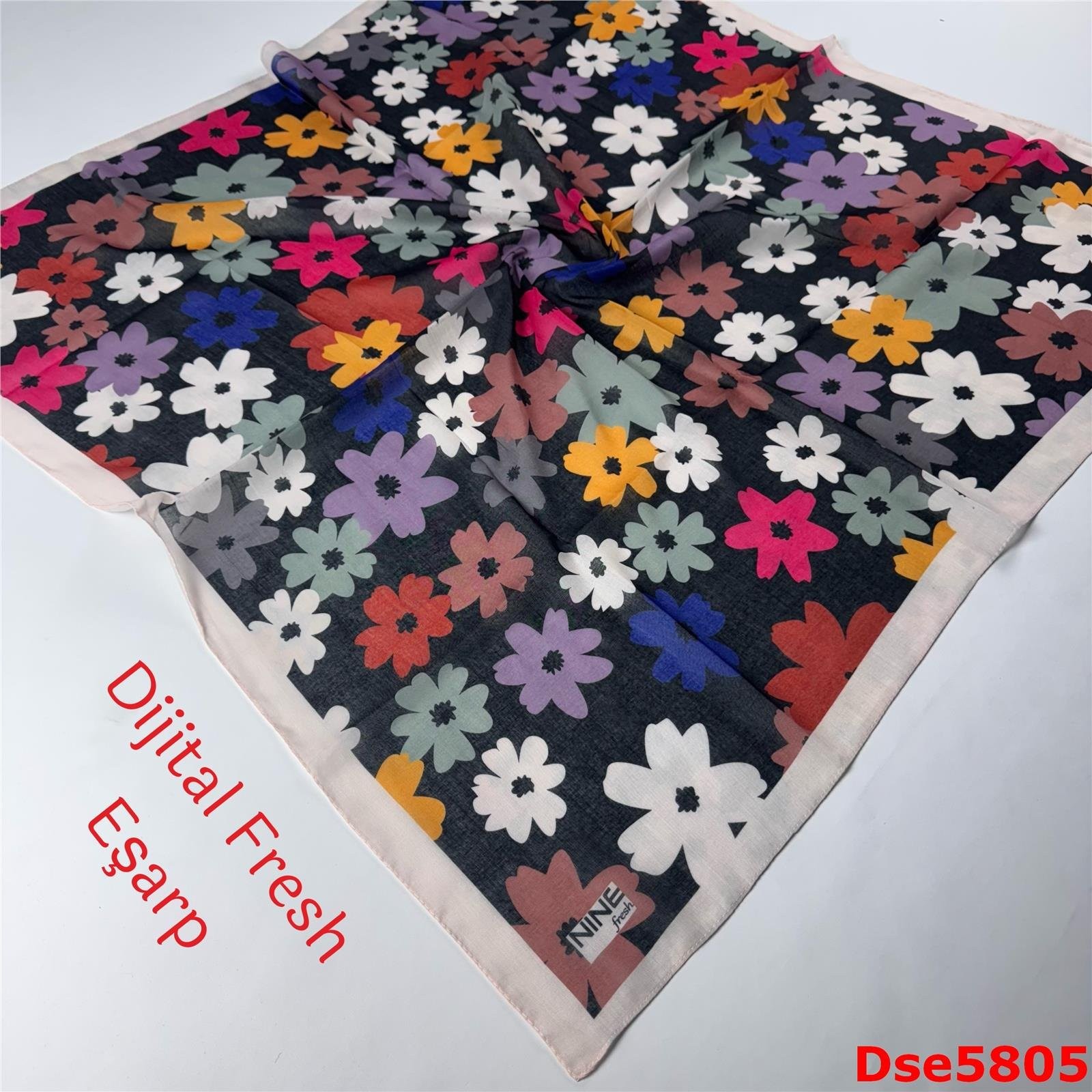 S-098 Dijital Fresh Eşarp