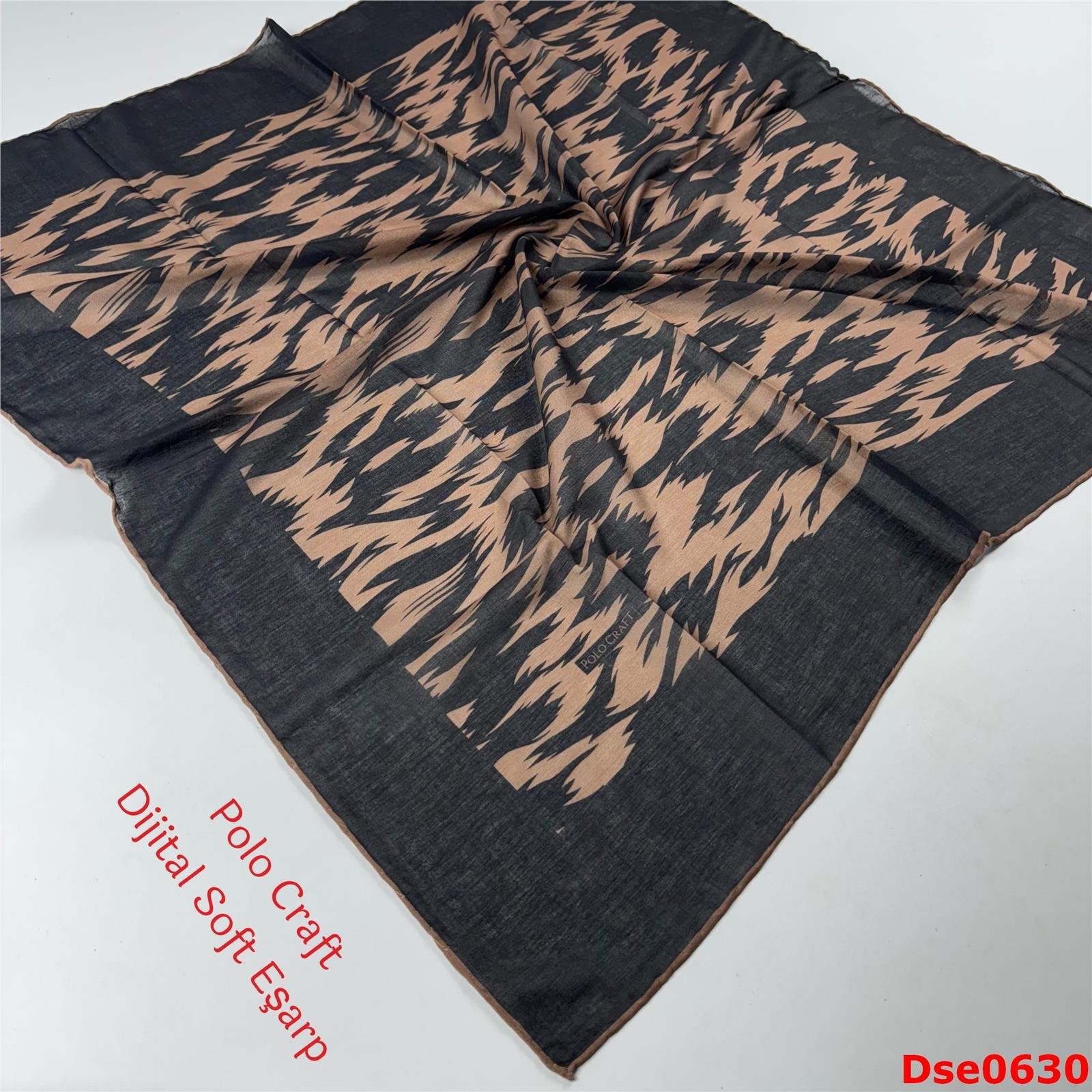 R-134 Polo Craft Dijital Soft Eşarp