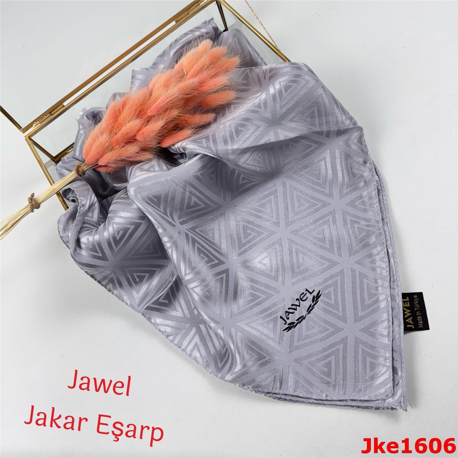 UC-008 Jawel Jakarlı İpeksi Eşarp