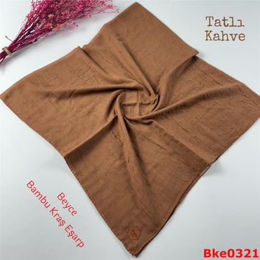 T-093 Beyce Bambu Kraş Eşarp