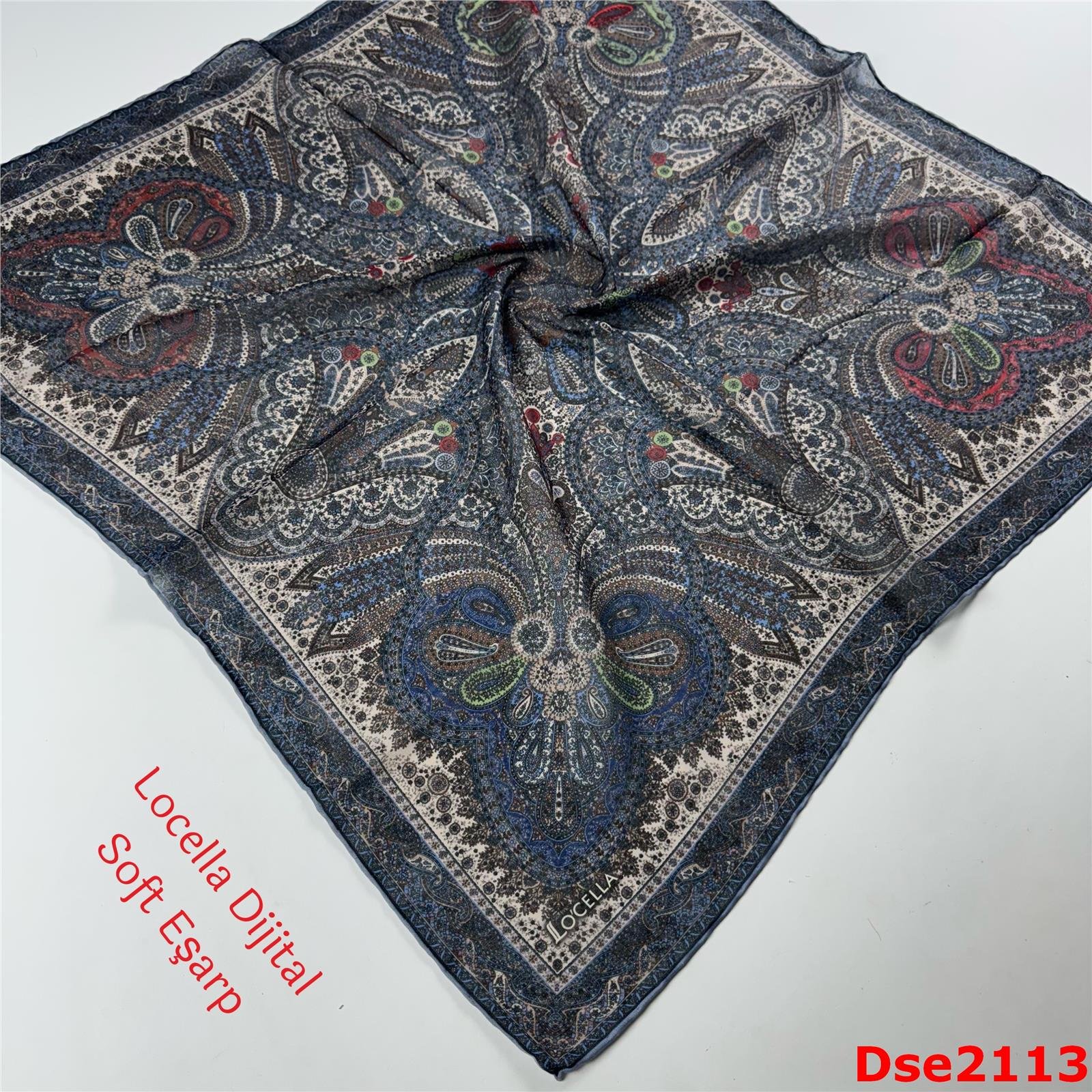 R-067 Locella El Dikişli Soft Eşarp