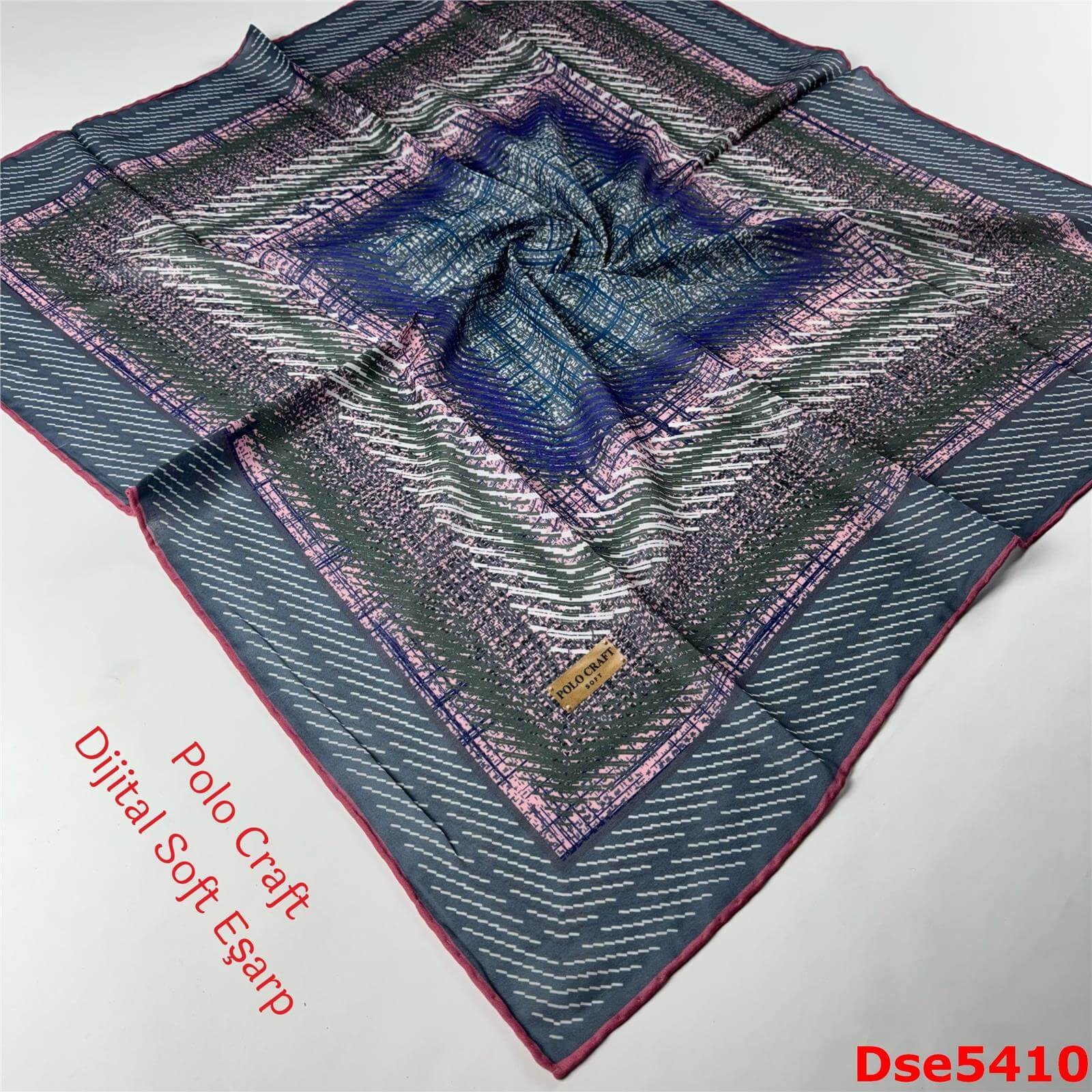 P-128 Polo Craft Dijital Soft Eşarp