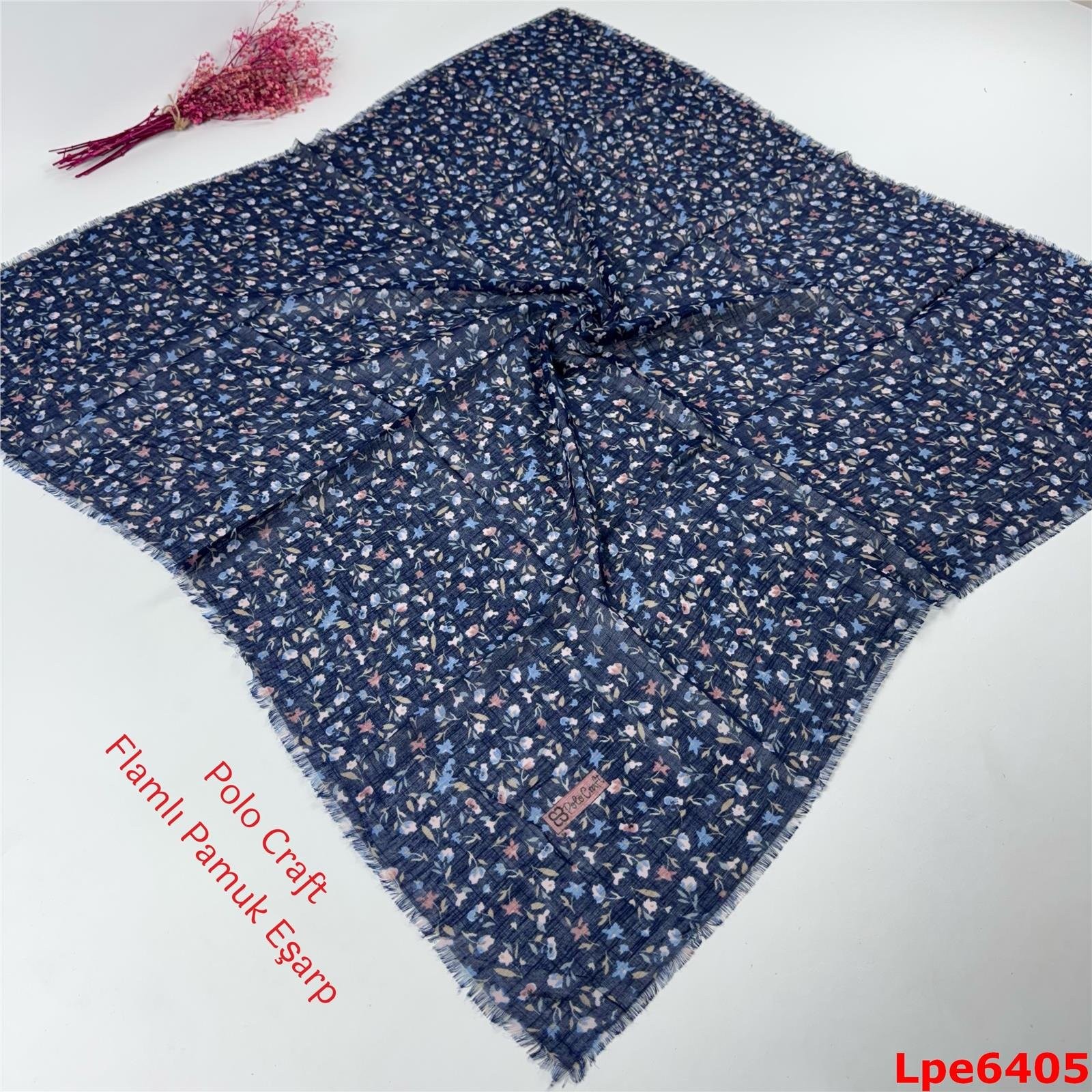 O-050  Polo Craft Flamlı Pamuk Eşarp