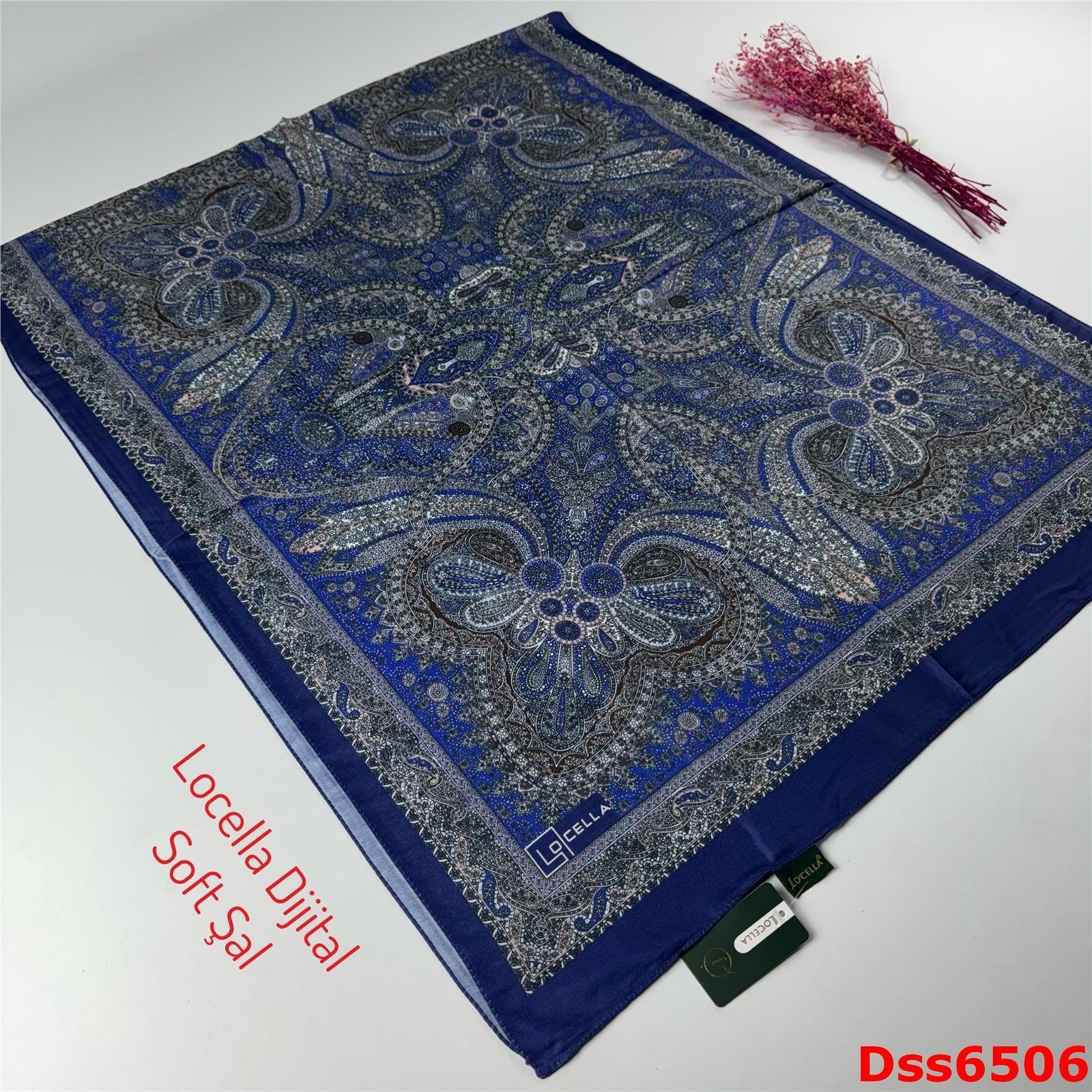 ZA-075 Locella Desenli Soft Şal