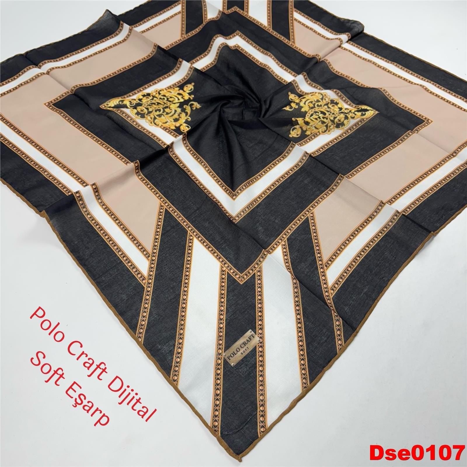 P-087 Polo Craft Dijital Soft Eşarp