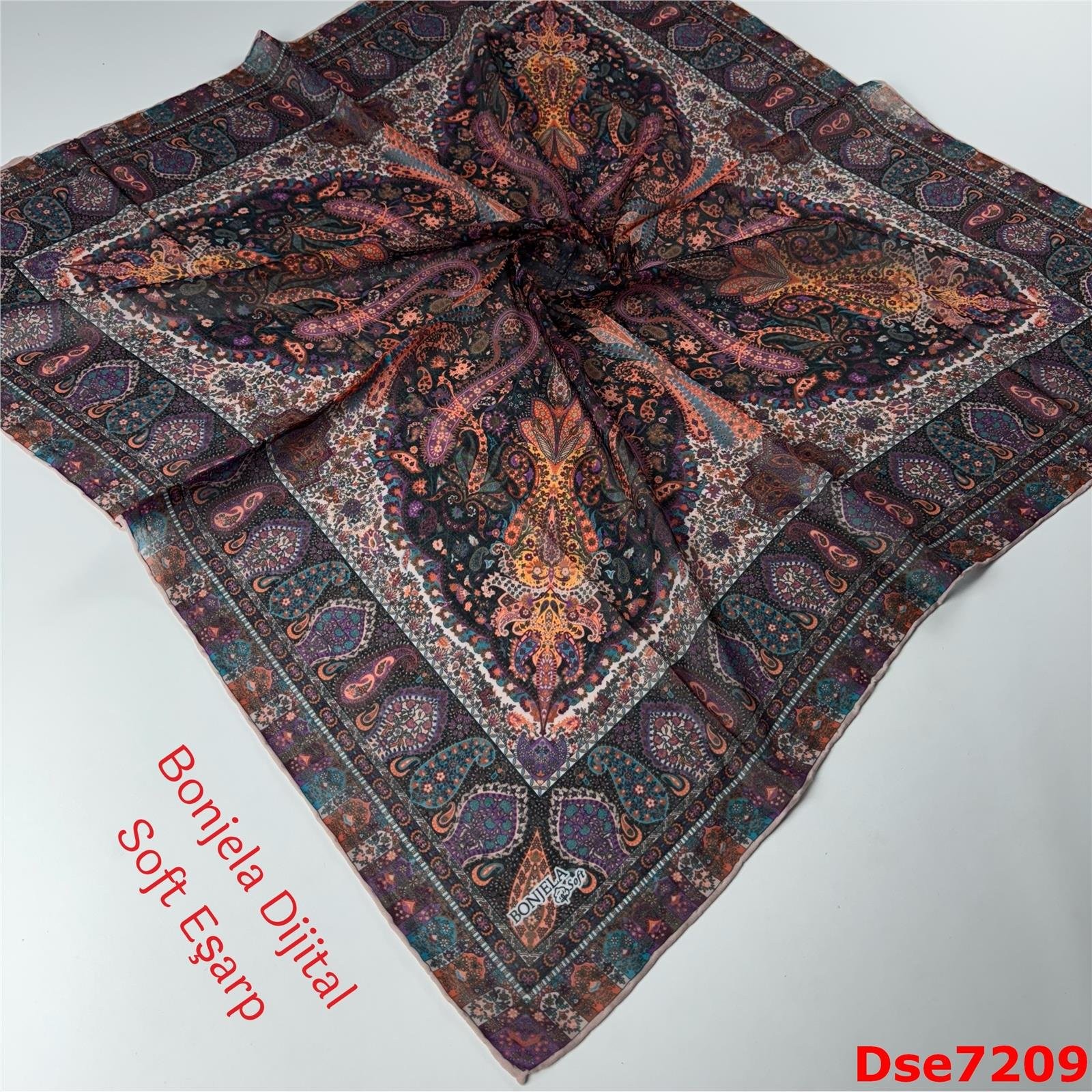 S-065 Bonjela Dijital Soft Eşarp