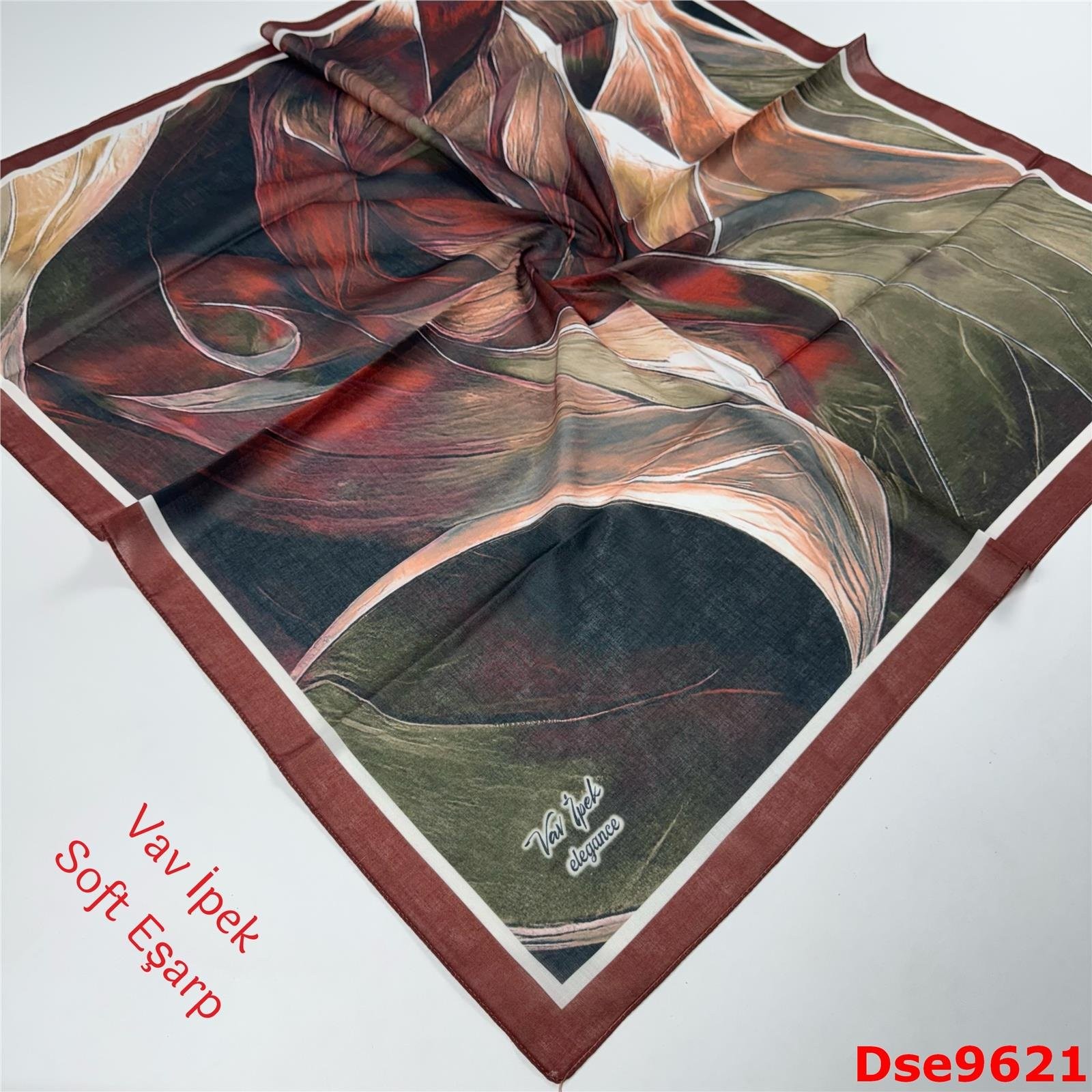 S-122 Vav İpek Soft Eşarp
