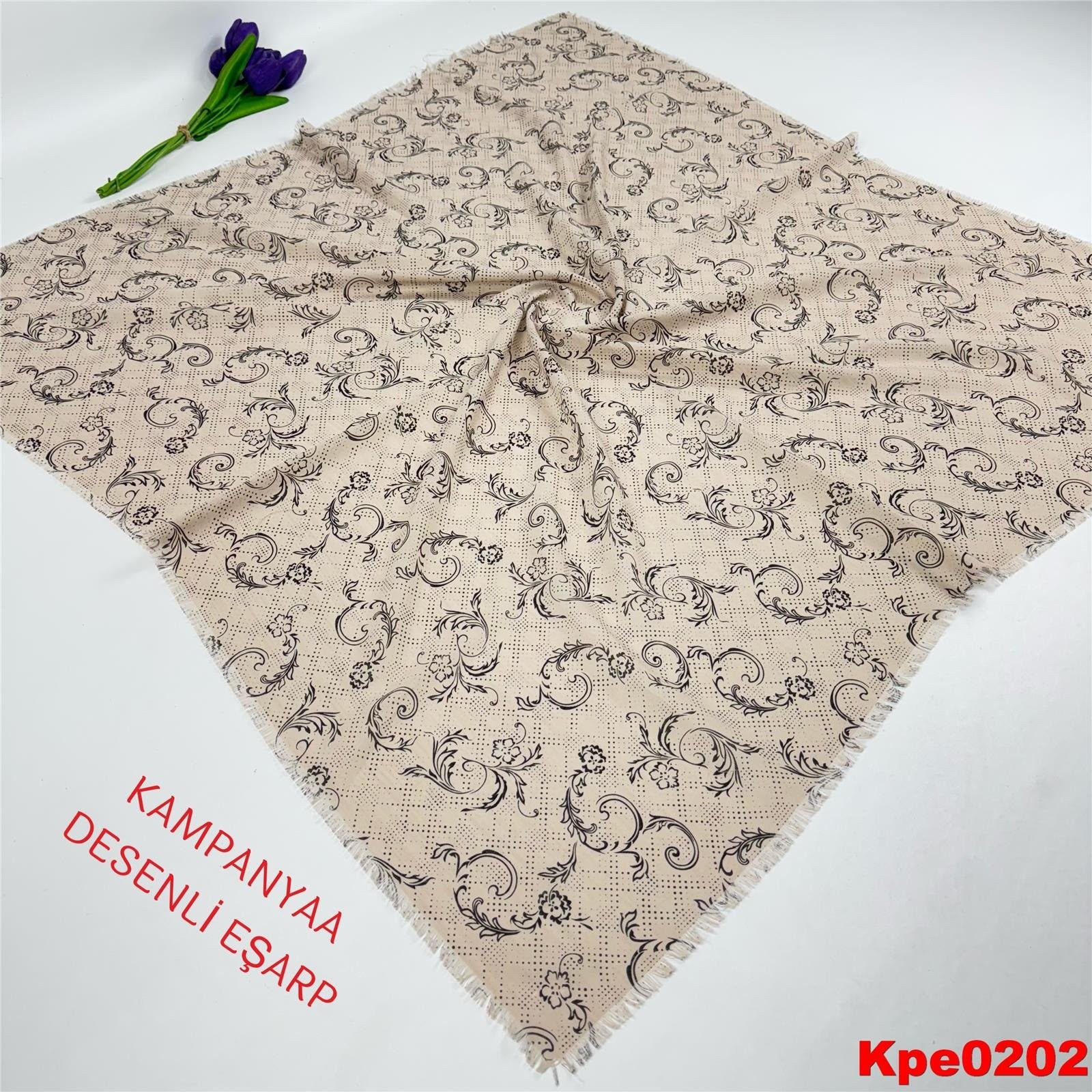 A-0187 Kampanya Desenli Eşarp