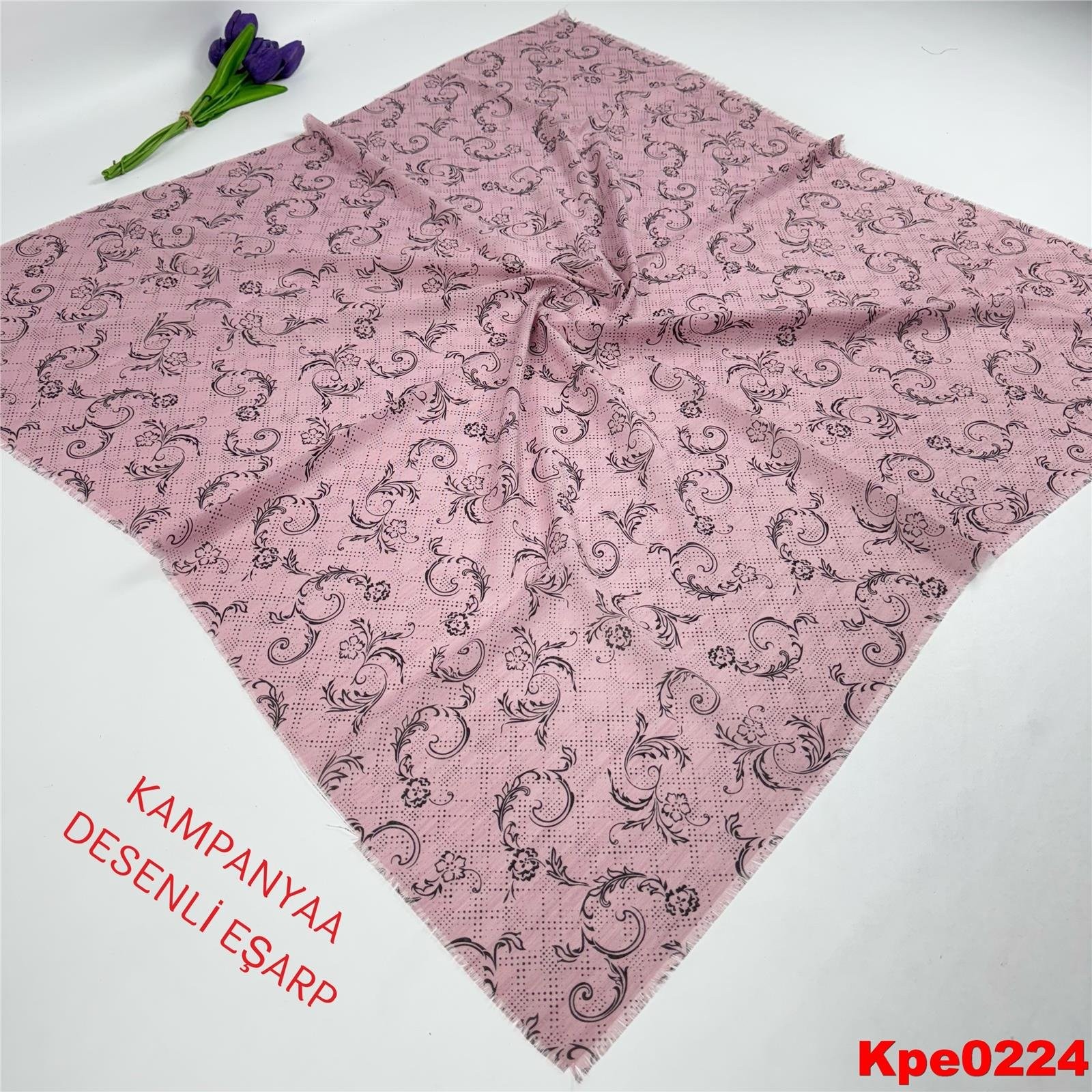 A-0256 Kampanya Desenli Eşarp