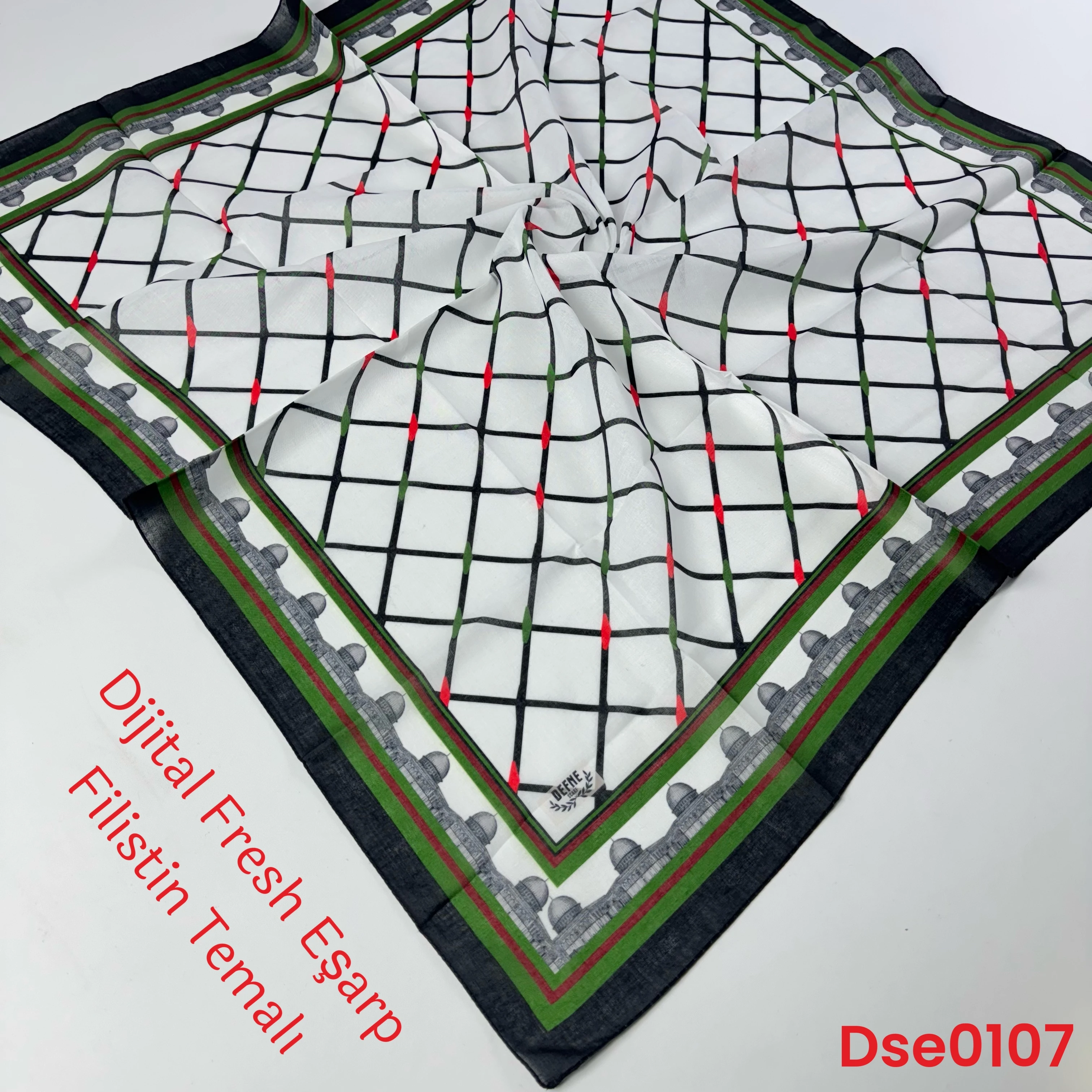 P-128 Dijital Fresh Eşarp