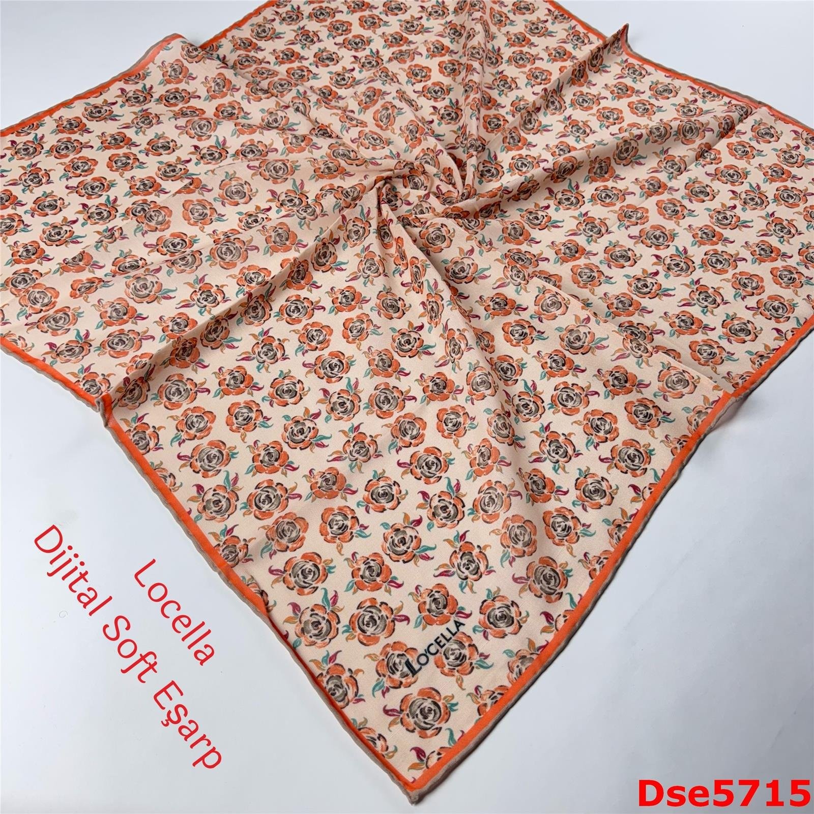 S-092 Locella El Dikişli Soft Eşarp
